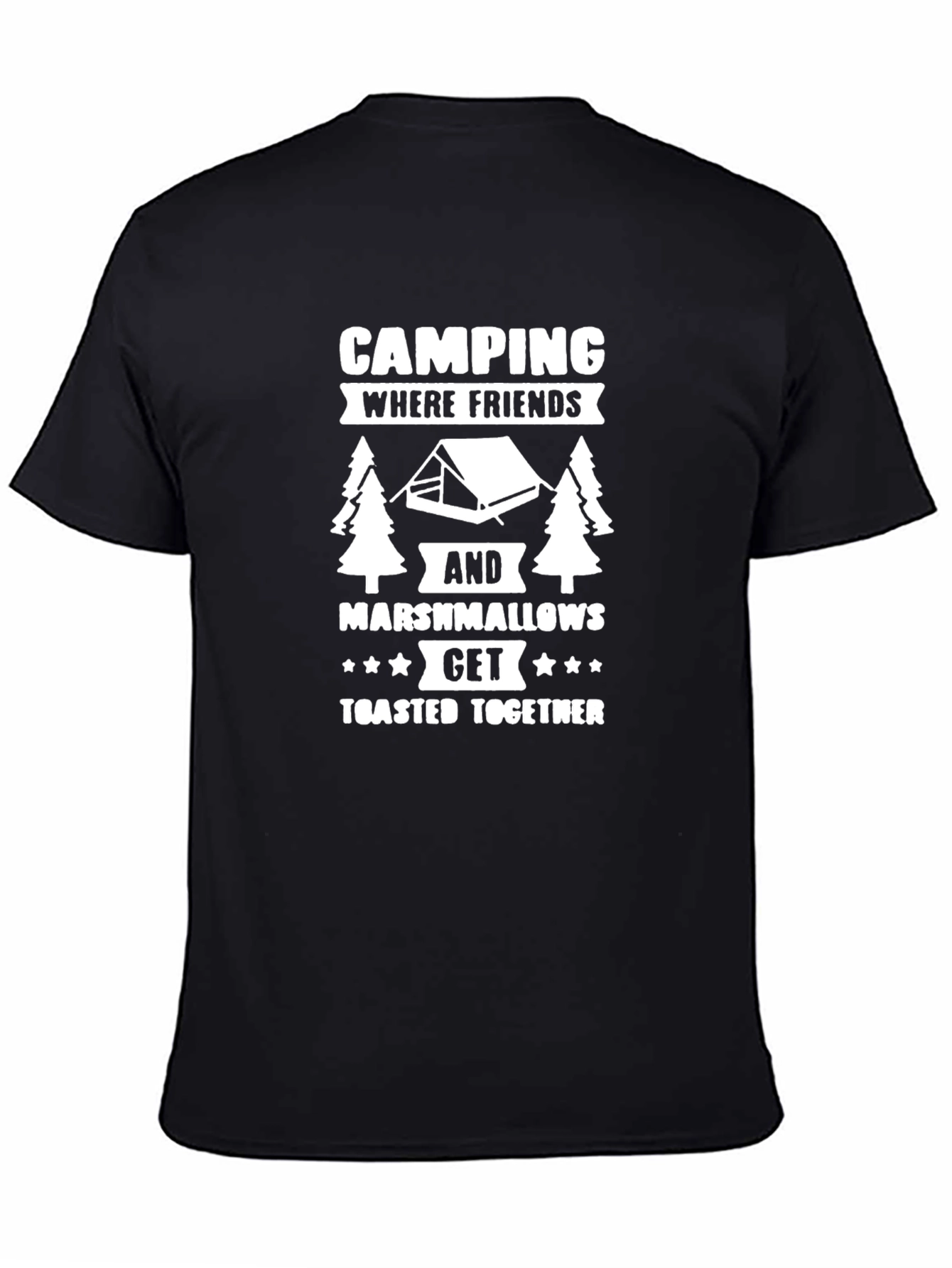 Camping Friends Marshmallows T-Shirt