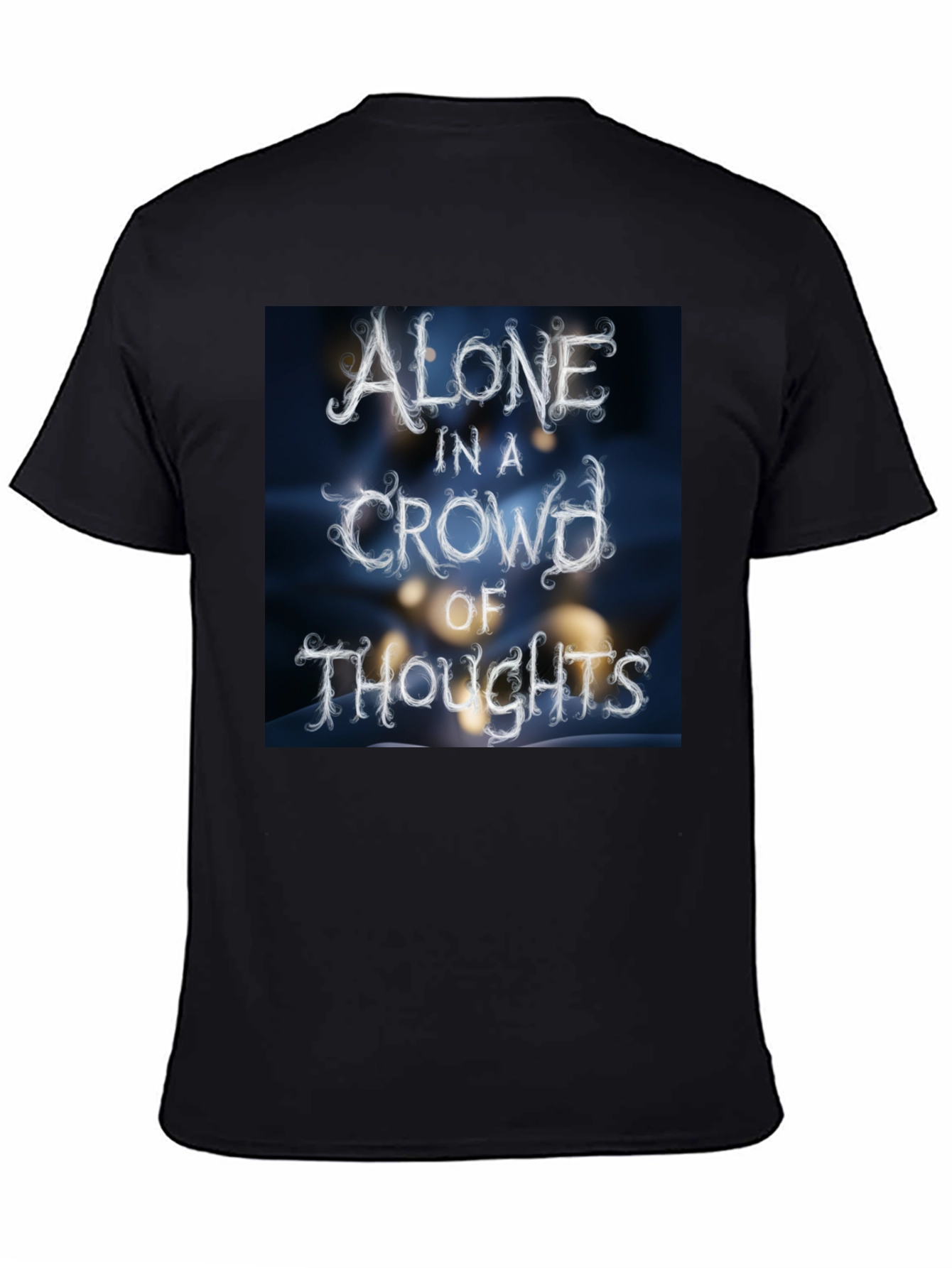 Alone in a Crowd of Thoughts Graphic Tee