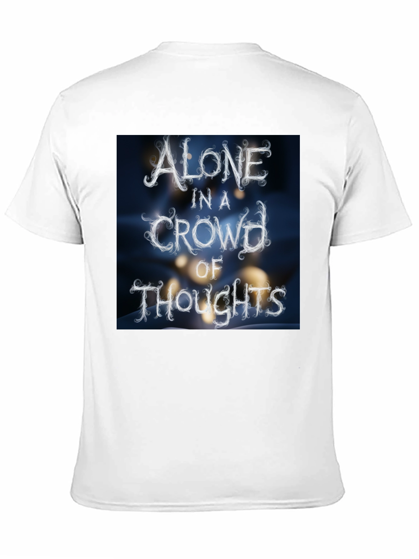 Alone in a Crowd of Thoughts Graphic Tee