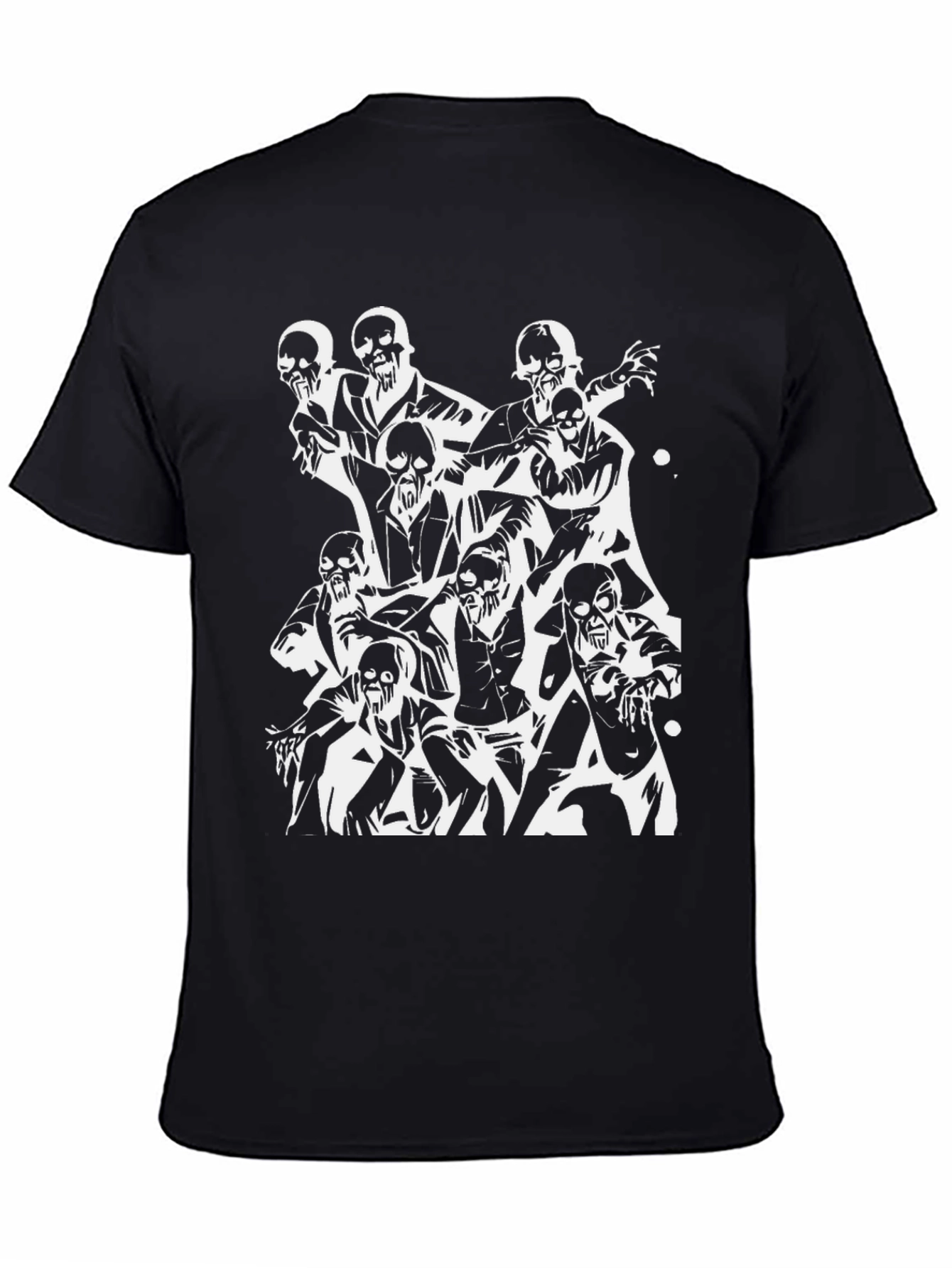 Zombie Crew T-Shirt - Black Graphic Tee