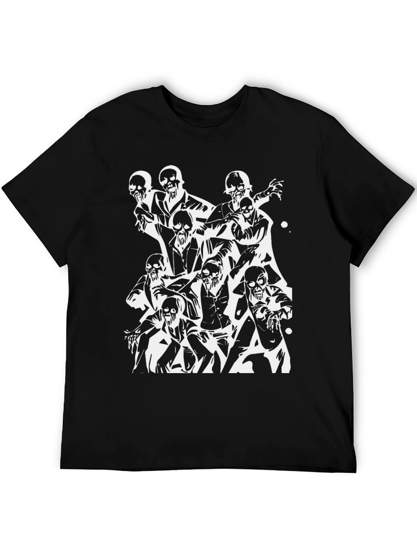 Zombie Crew T-Shirt - Black Graphic Tee