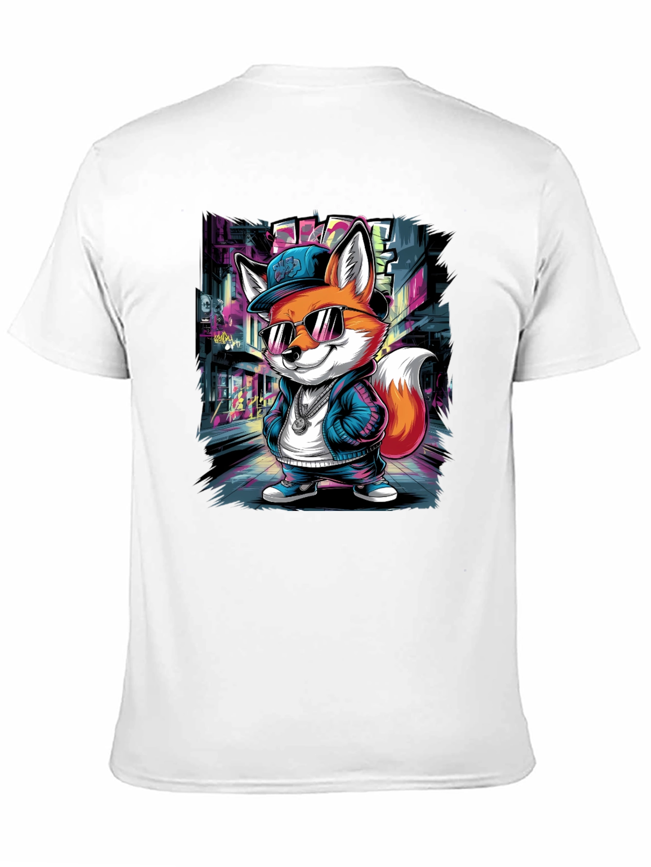Cool Fox Graphic Tee - Urban Style