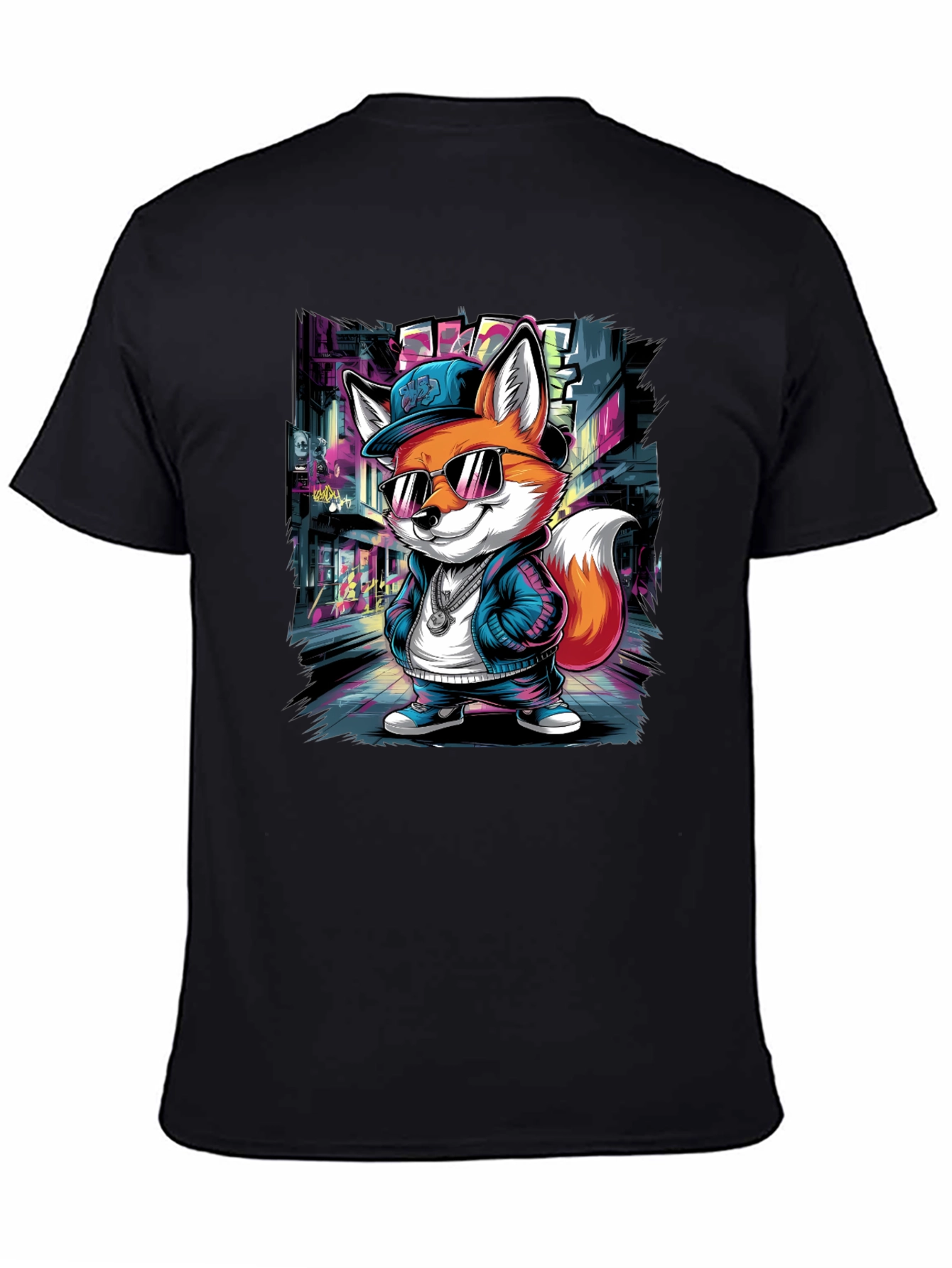 Cool Fox Graphic Tee - Urban Style