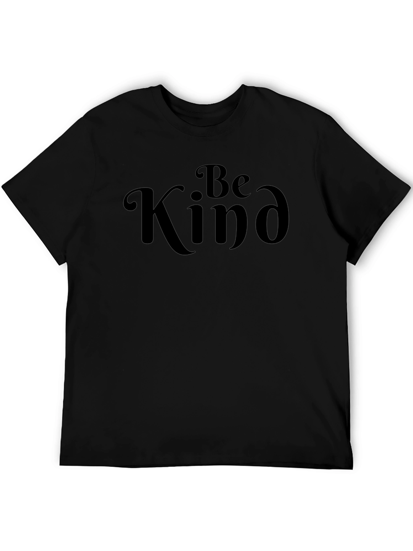 Be Kind Graphic Tee - Soft Black T-Shirt
