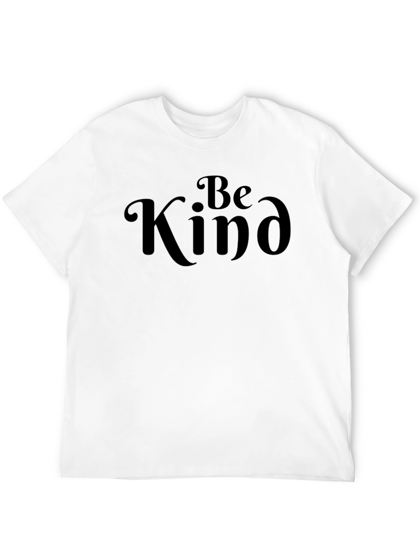 Be Kind Graphic Tee - Soft Black T-Shirt