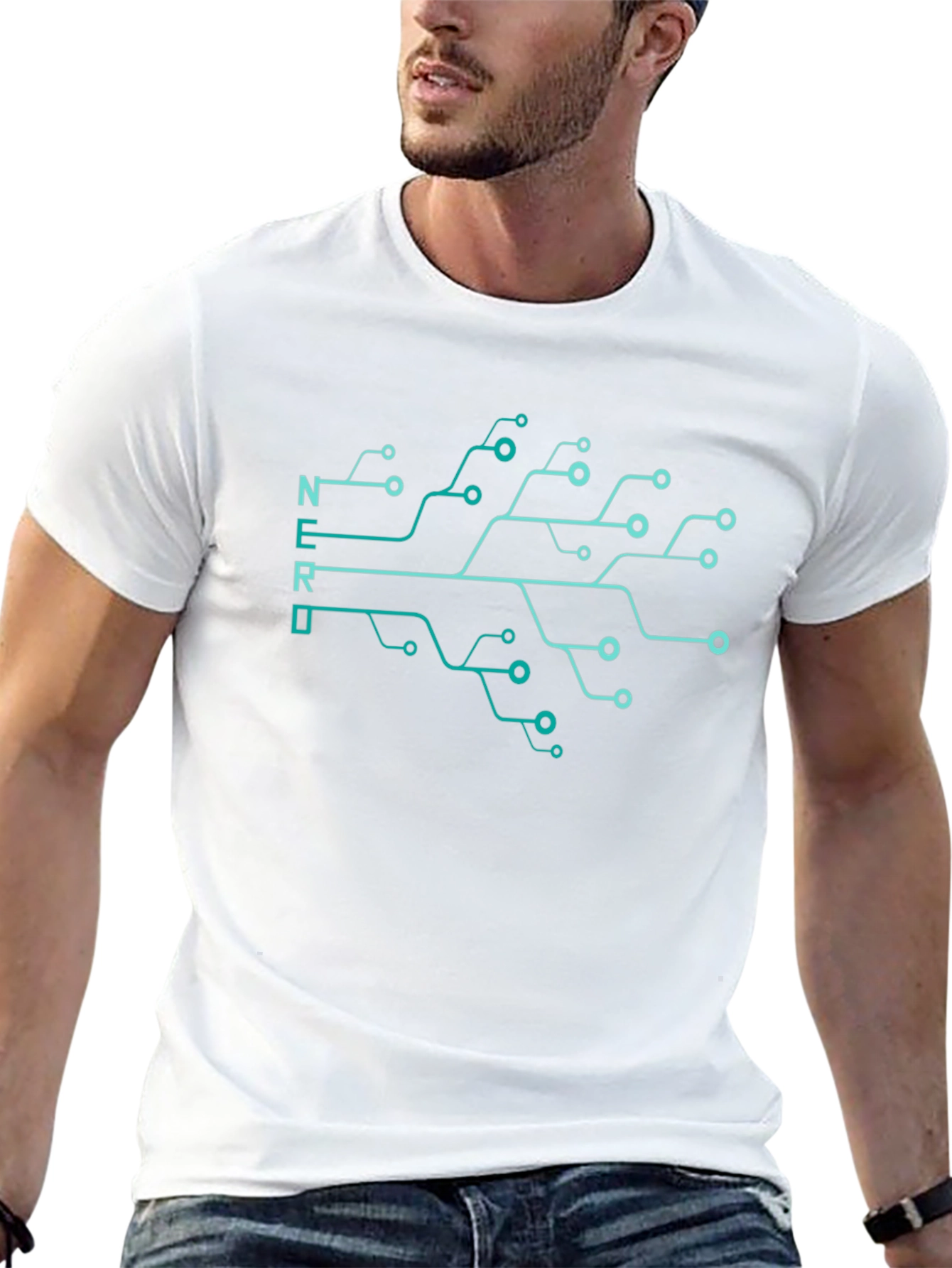 Nerd Circuit Board T-Shirt - Geek Chic Style