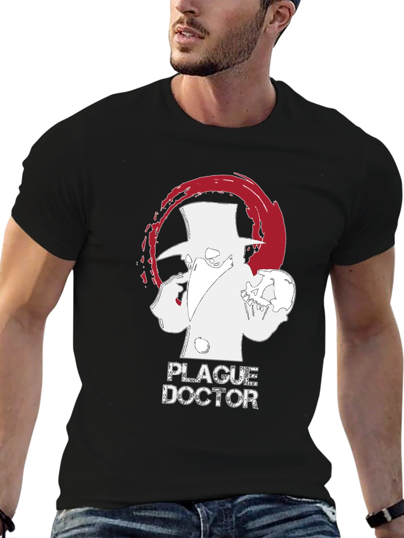 Plague Doctor T-Shirt - Unique Graphic Tee