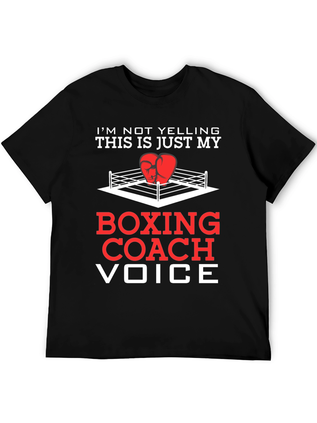 Boxing Coach Voice T-Shirt - Funny Boxing Tee