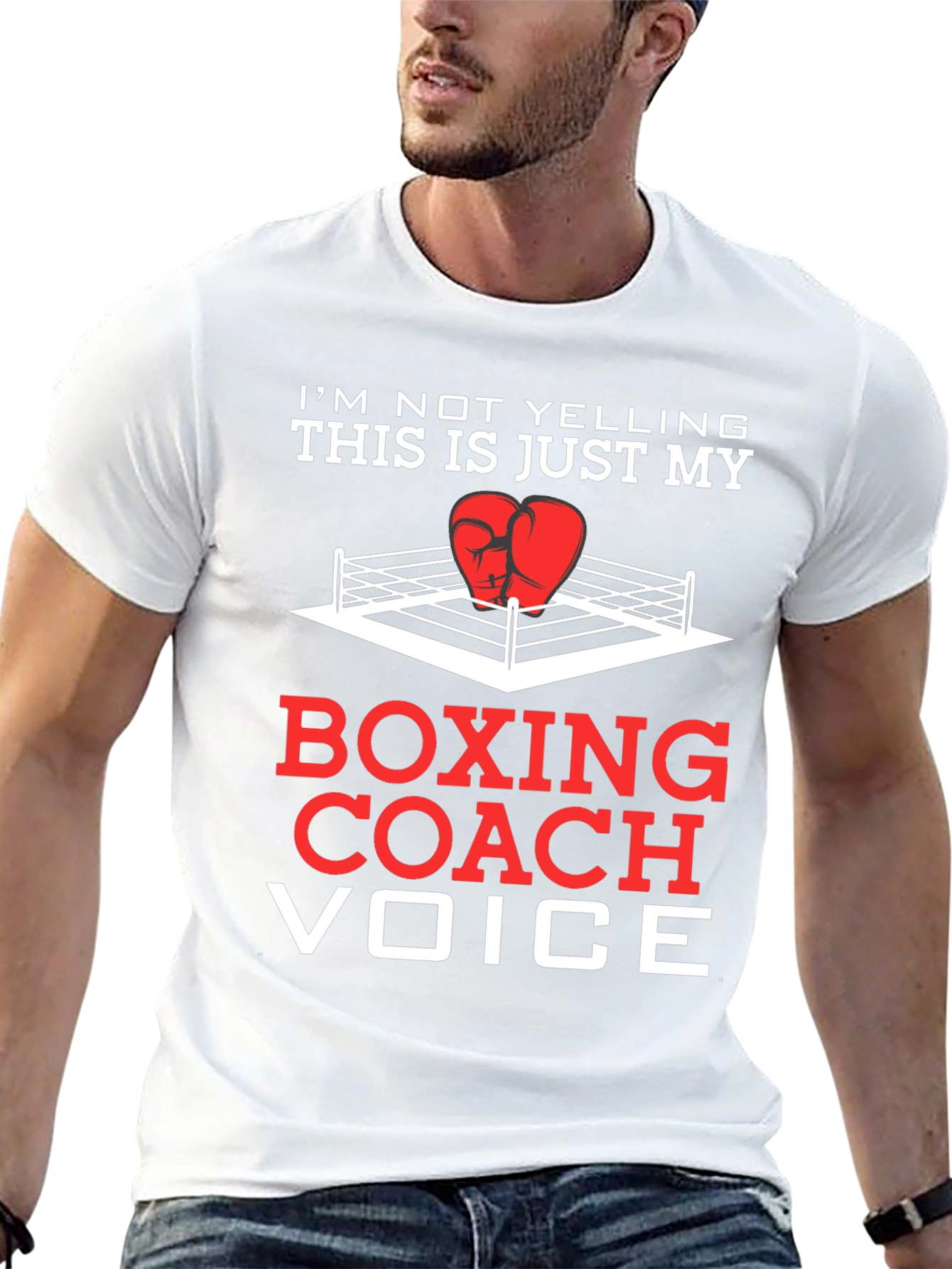Boxing Coach Voice T-Shirt - Funny Boxing Tee