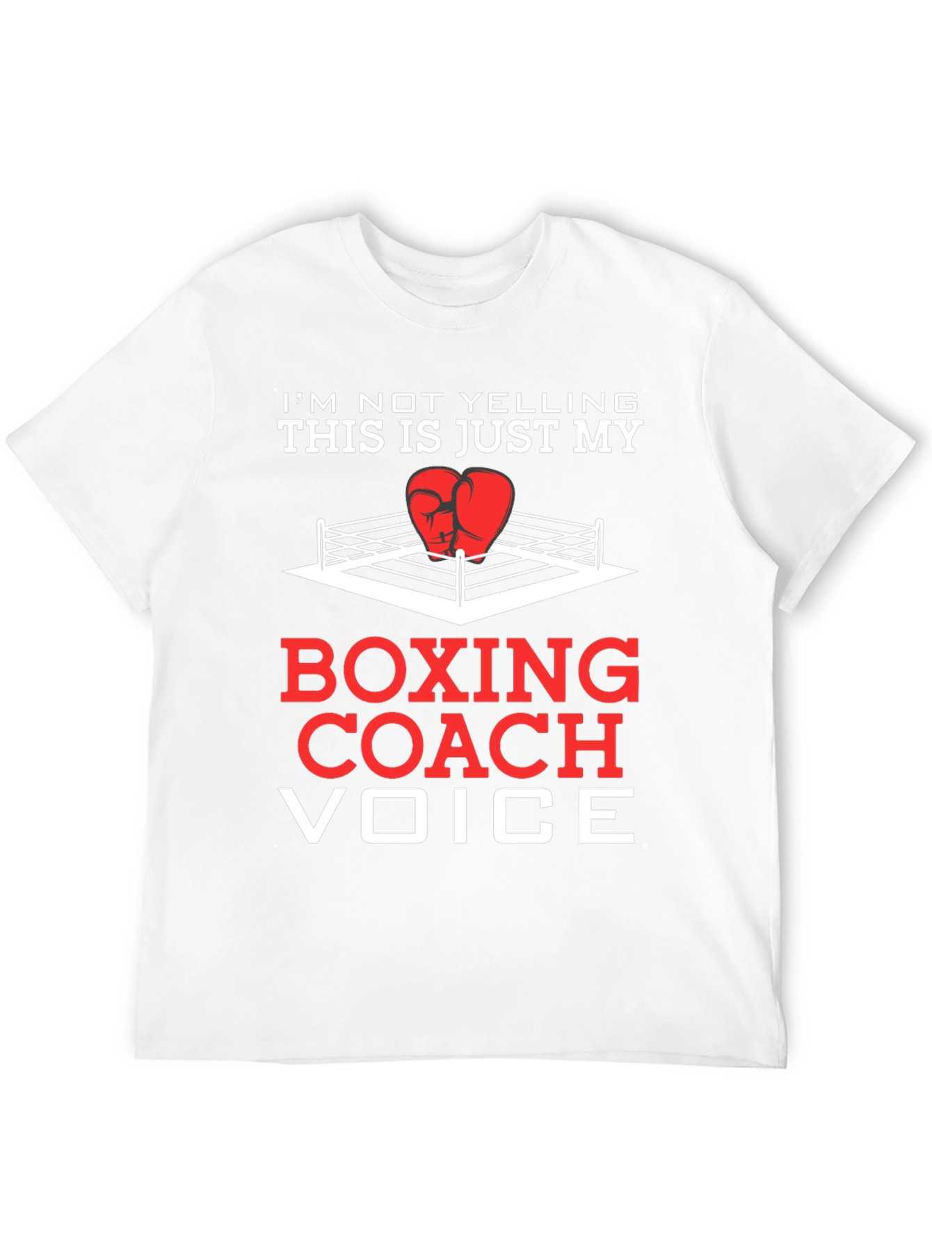 Boxing Coach Voice T-Shirt - Funny Boxing Tee