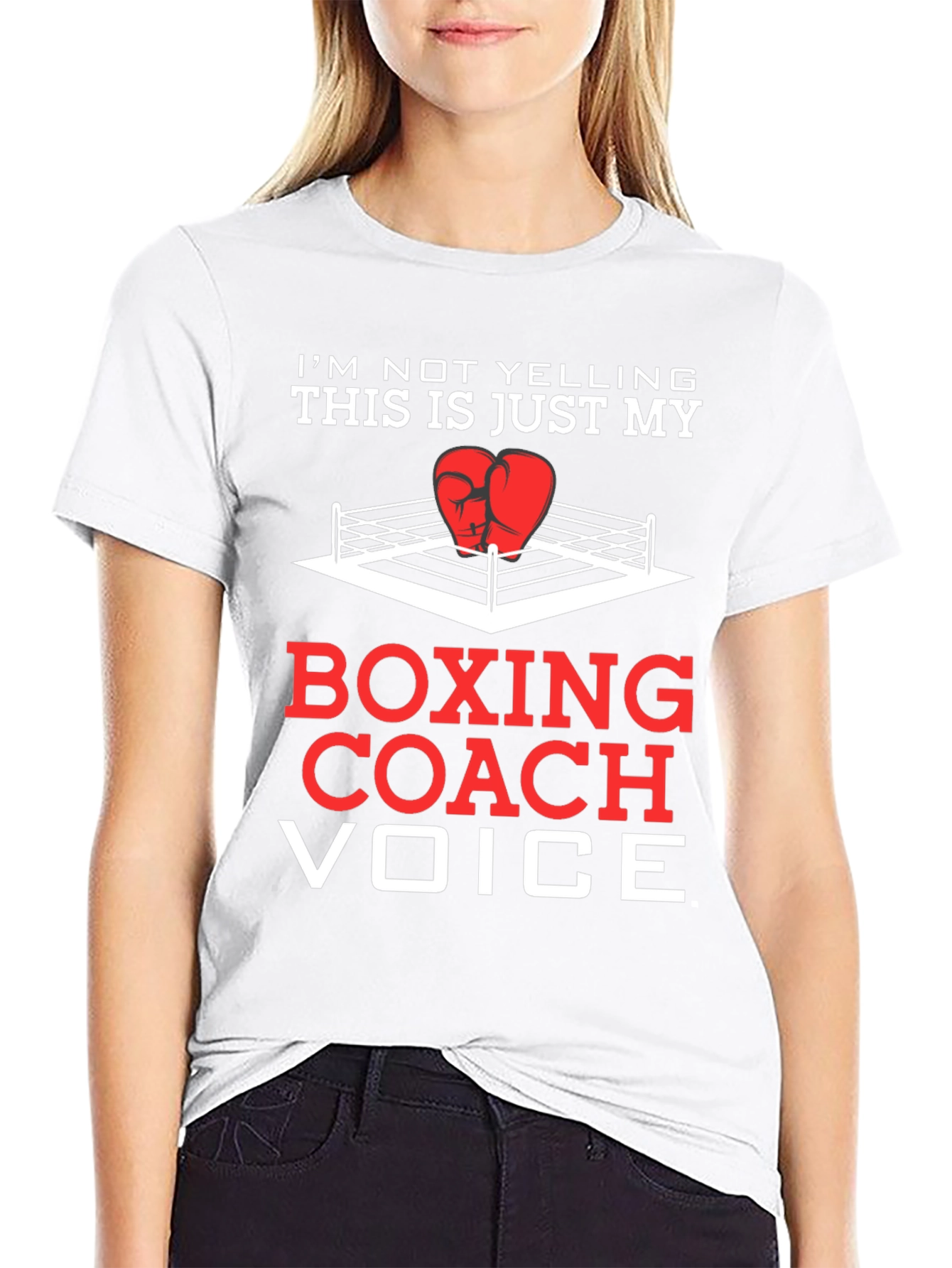 Boxing Coach Voice T-Shirt - Funny Boxing Tee