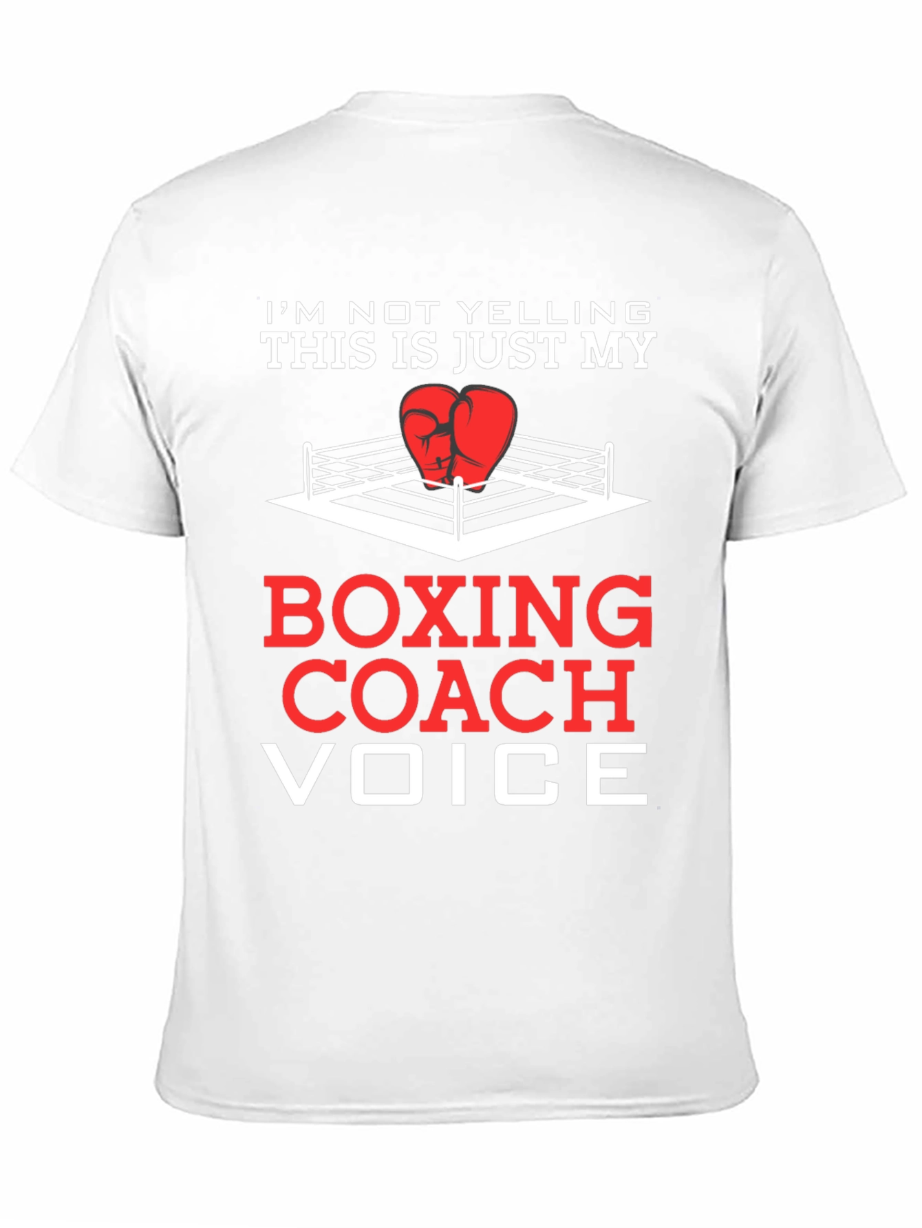 Boxing Coach Voice T-Shirt - Funny Boxing Tee