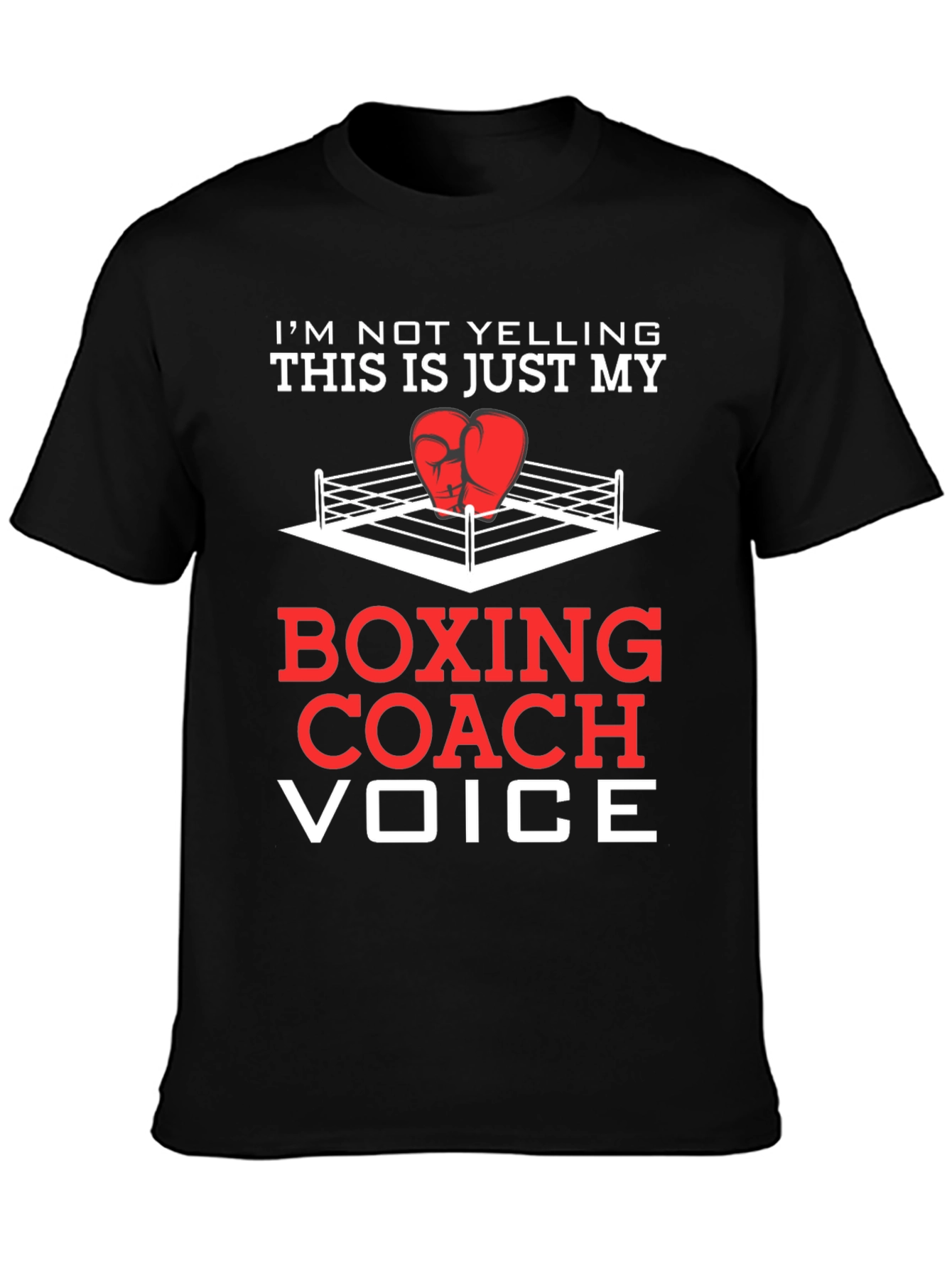 Boxing Coach Voice T-Shirt - Funny Boxing Tee