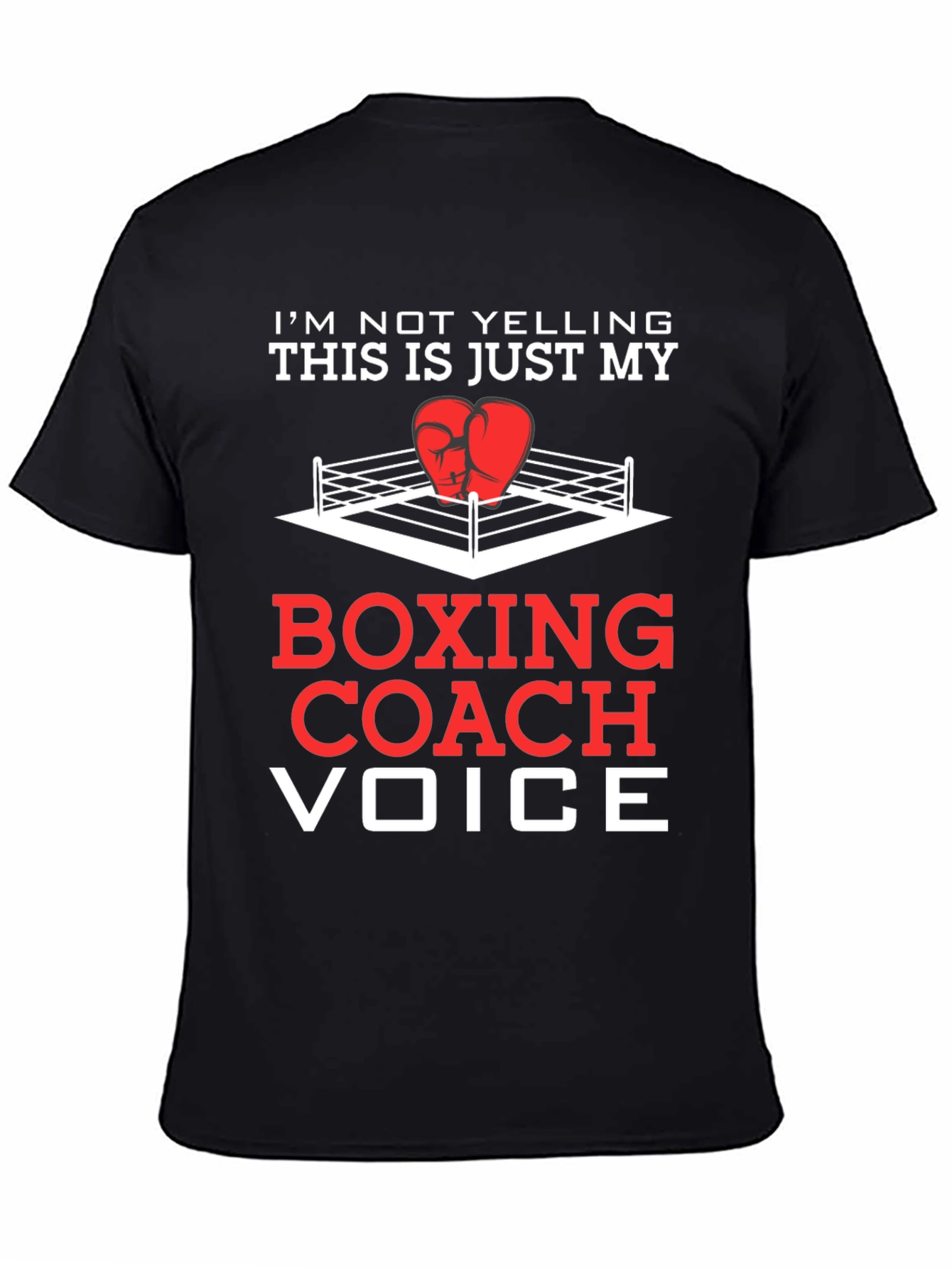 Boxing Coach Voice T-Shirt - Funny Boxing Tee