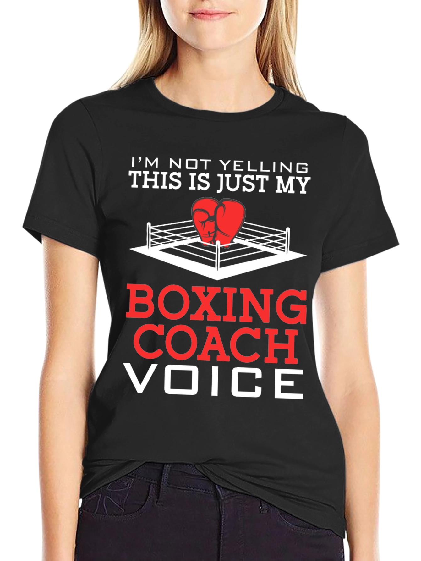 Boxing Coach Voice T-Shirt - Funny Boxing Tee