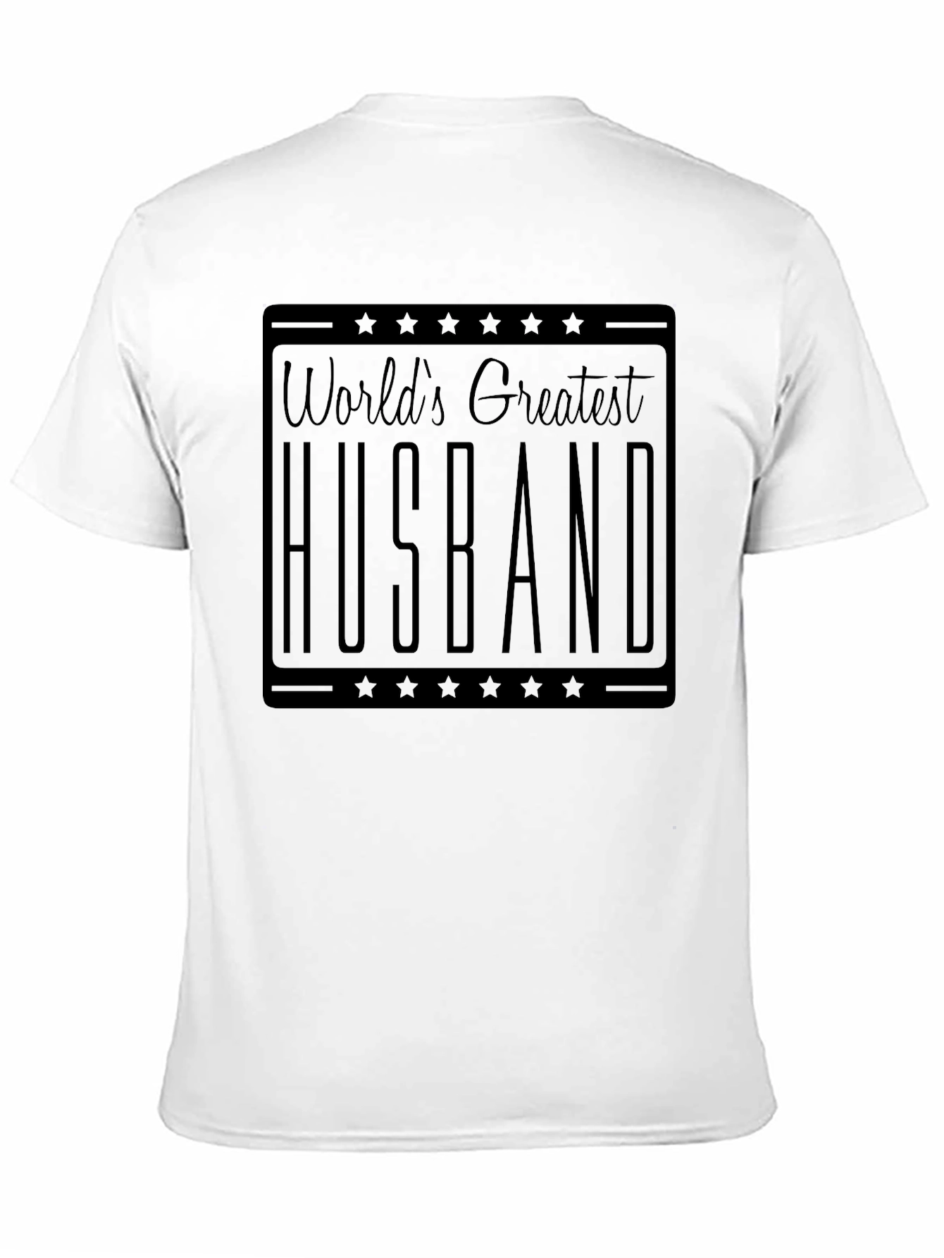 Worlds Greatest Husband T-Shirt - Black