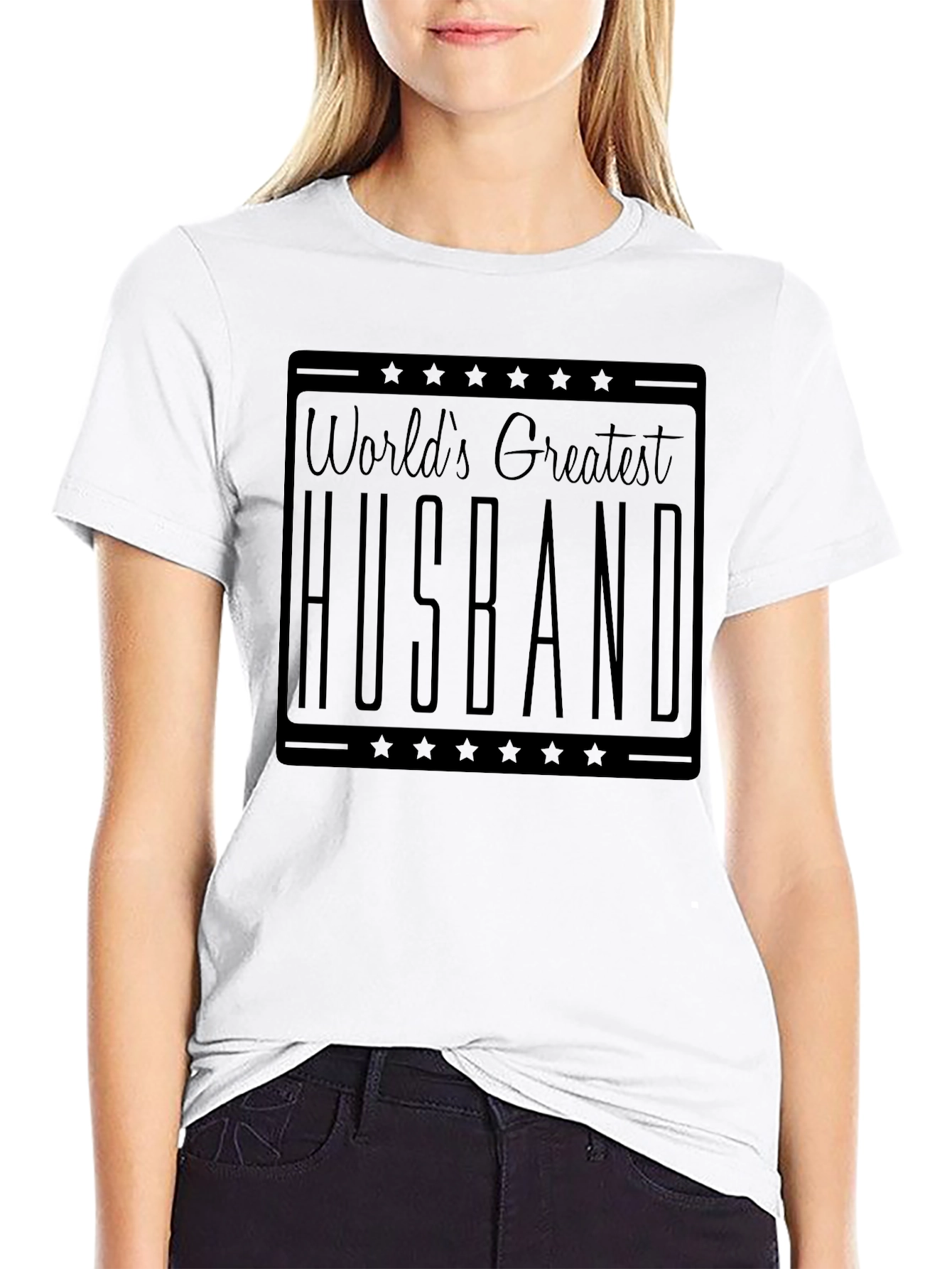Worlds Greatest Husband T-Shirt - Black