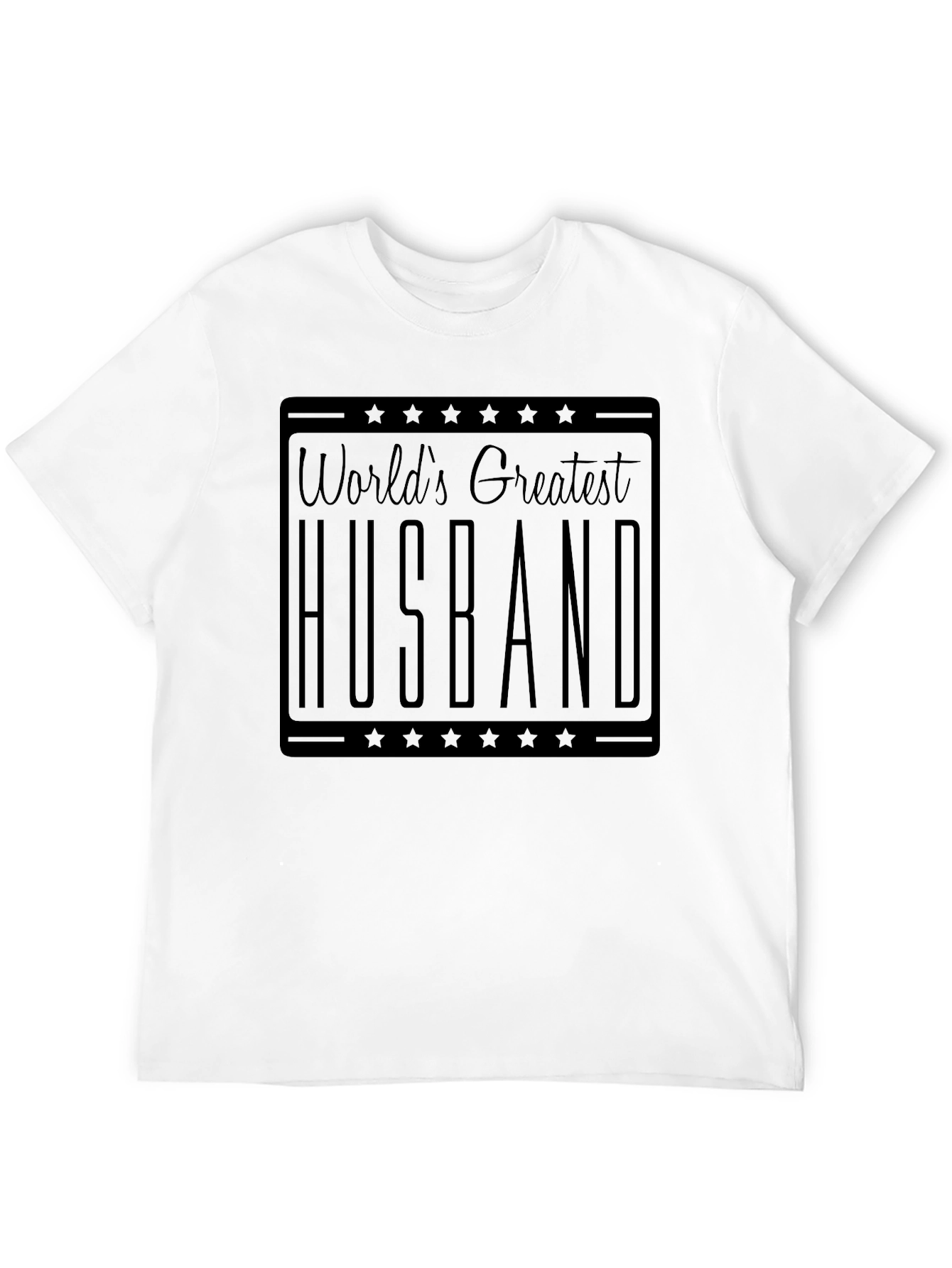 Worlds Greatest Husband T-Shirt - Black