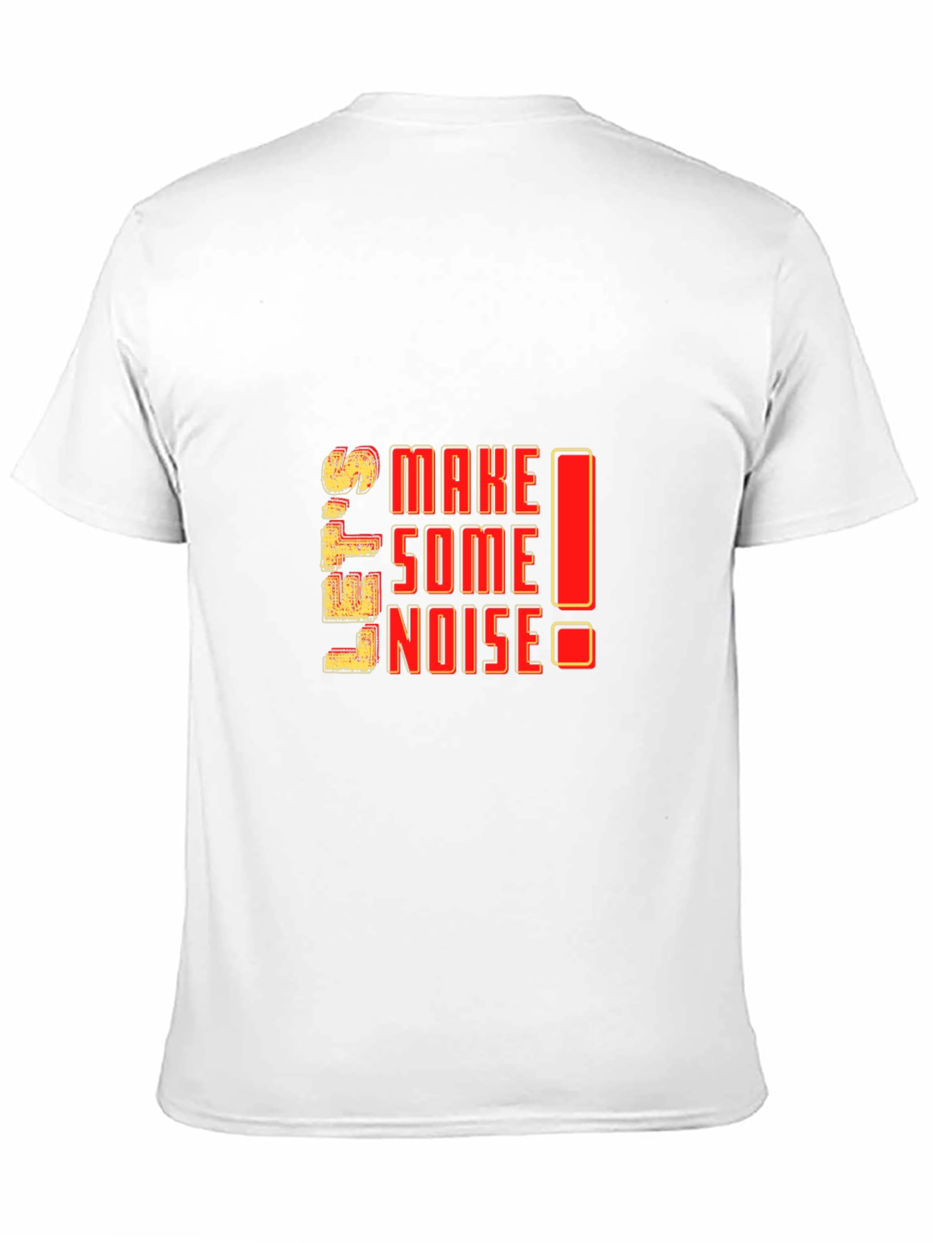 Lets Make Some Noise Graphic T-Shirt - Black