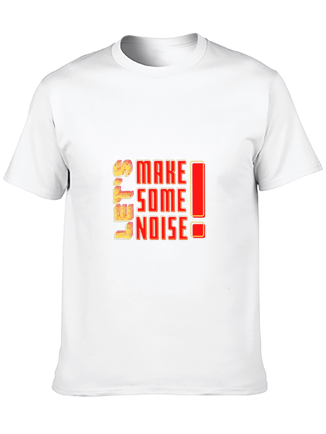 Lets Make Some Noise Graphic T-Shirt - Black