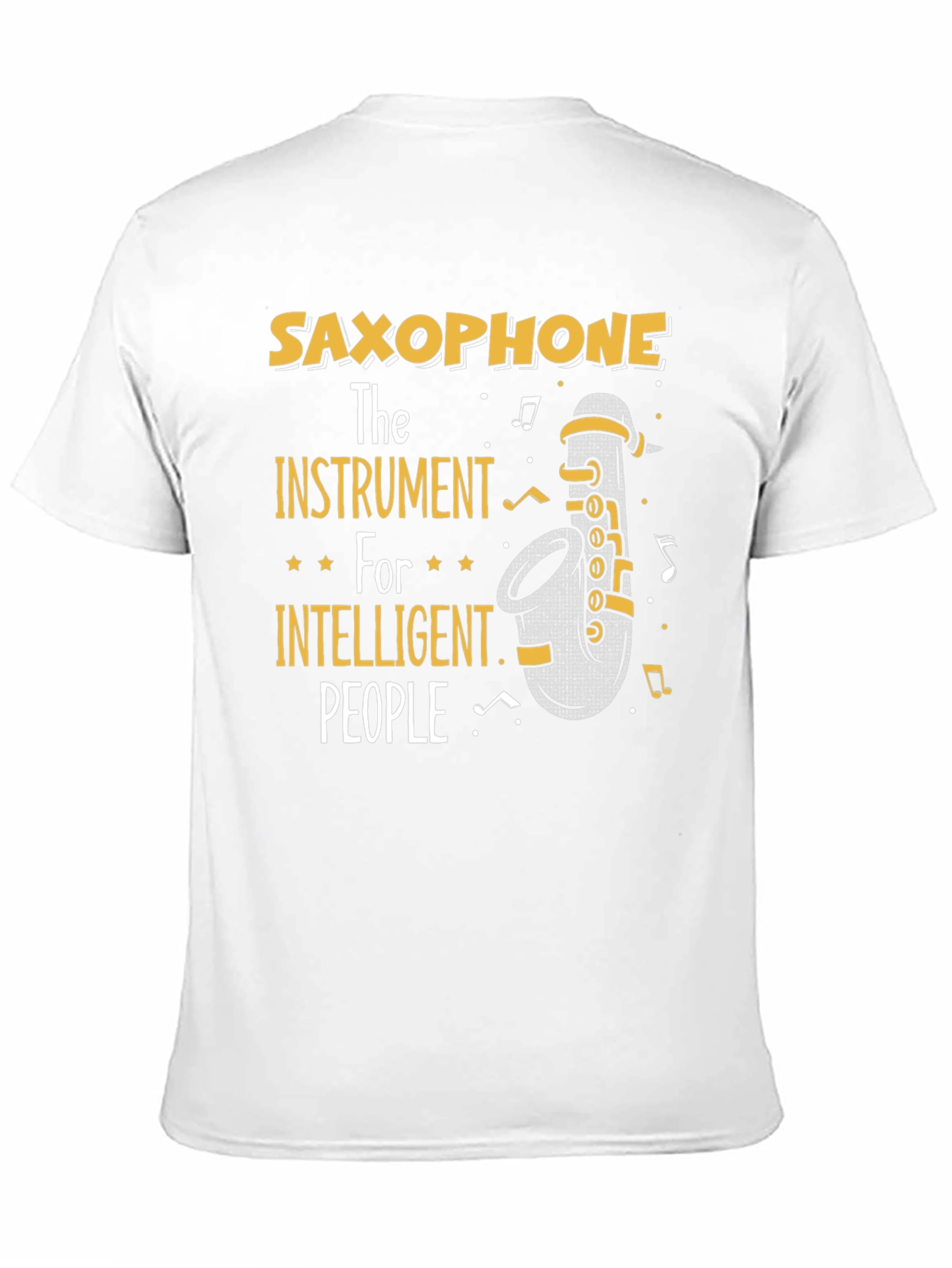 Saxophone Lover T-Shirt Instrument for Intelligent People Tee