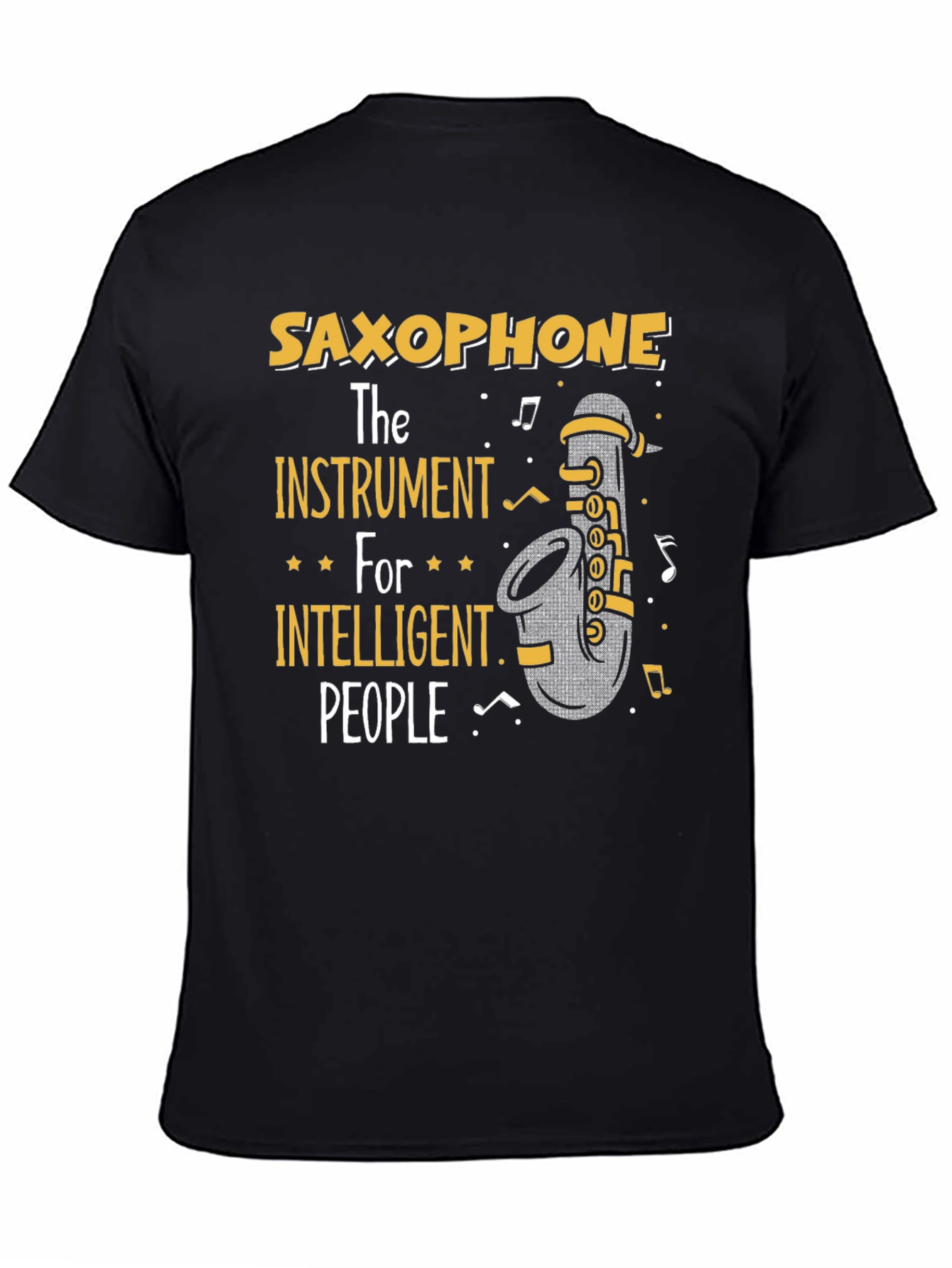 Saxophone Lover T-Shirt Instrument for Intelligent People Tee