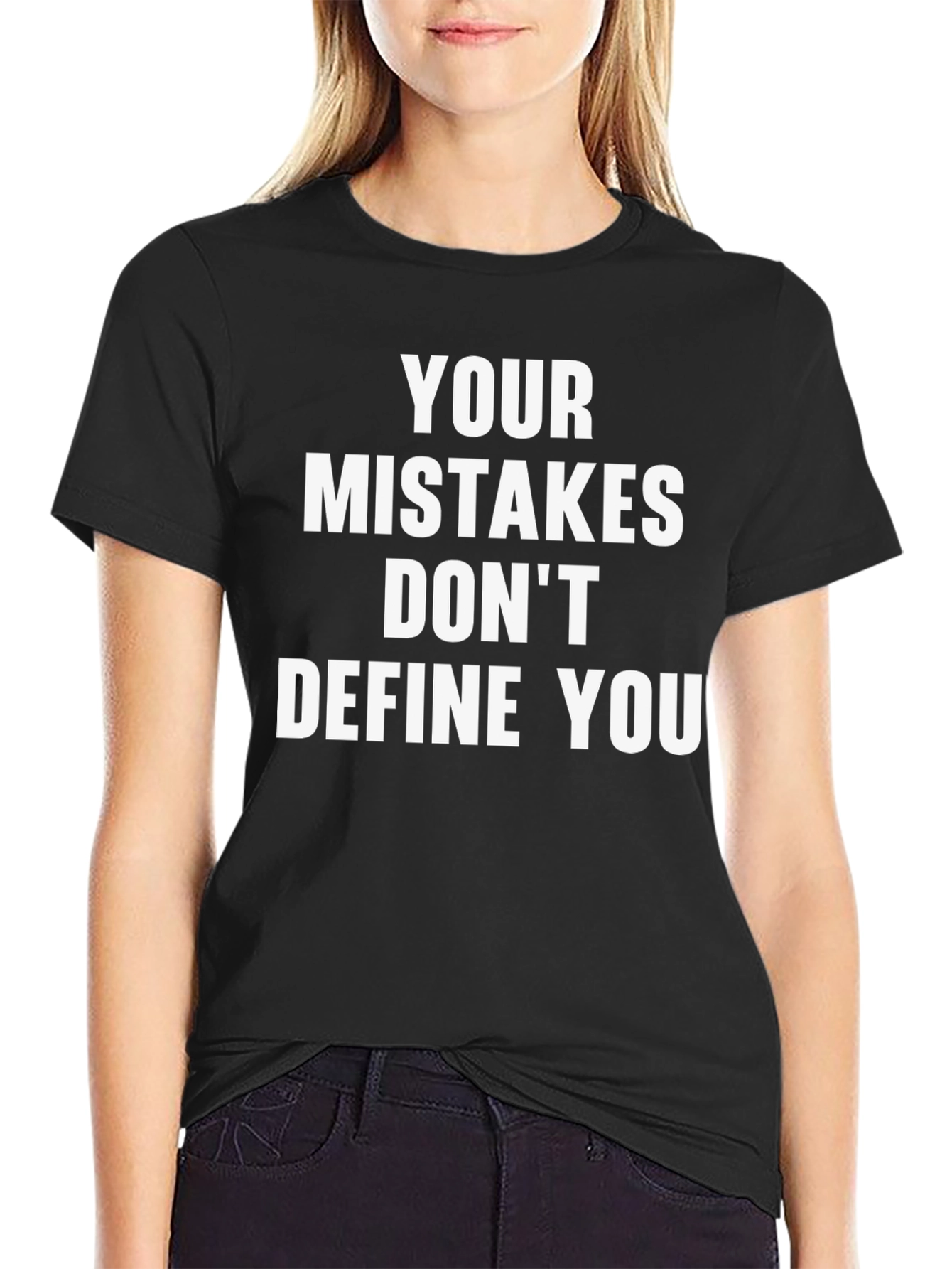 Inspirational Graphic Tee: Your Mistakes Dont Define You