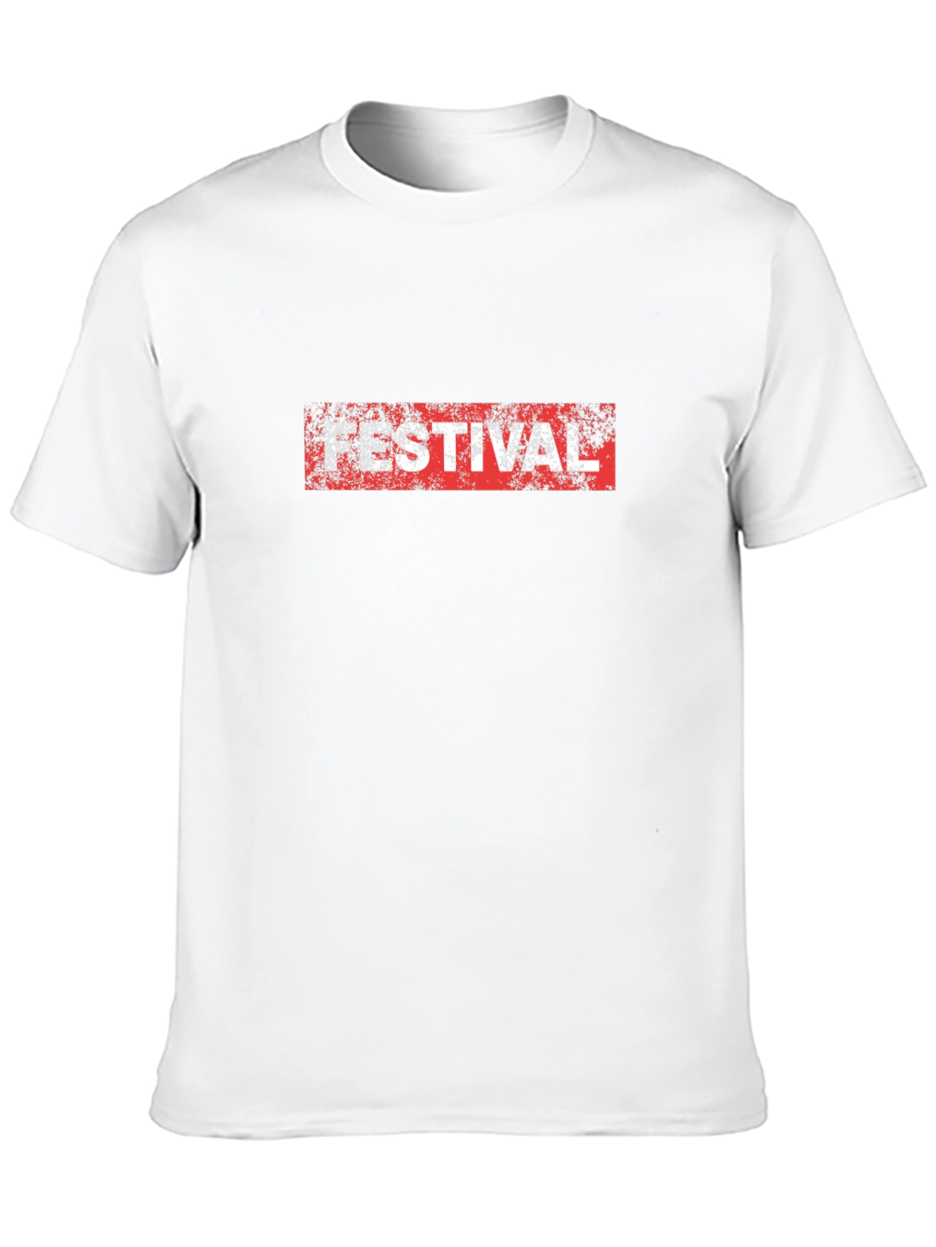 Festival Graphic Print Black T-Shirt