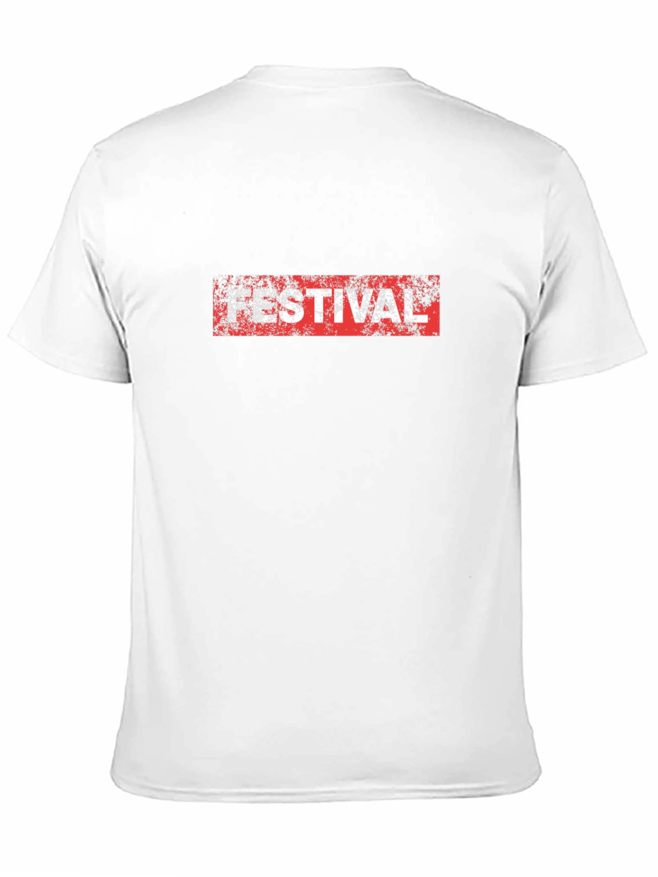 Festival Graphic Print Black T-Shirt