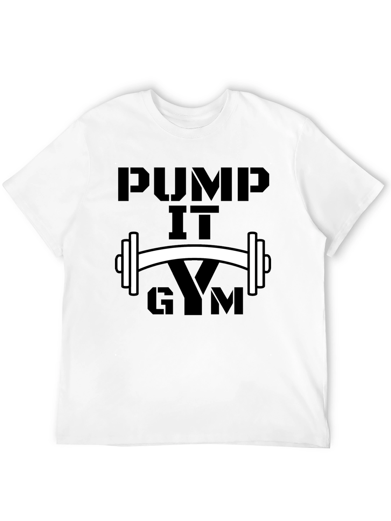 Pump It Gym Black T-Shirt