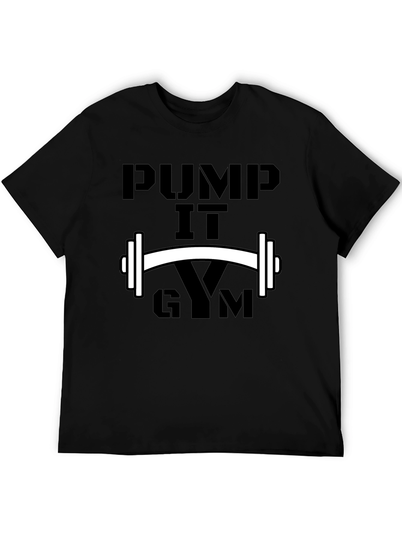 Pump It Gym Black T-Shirt