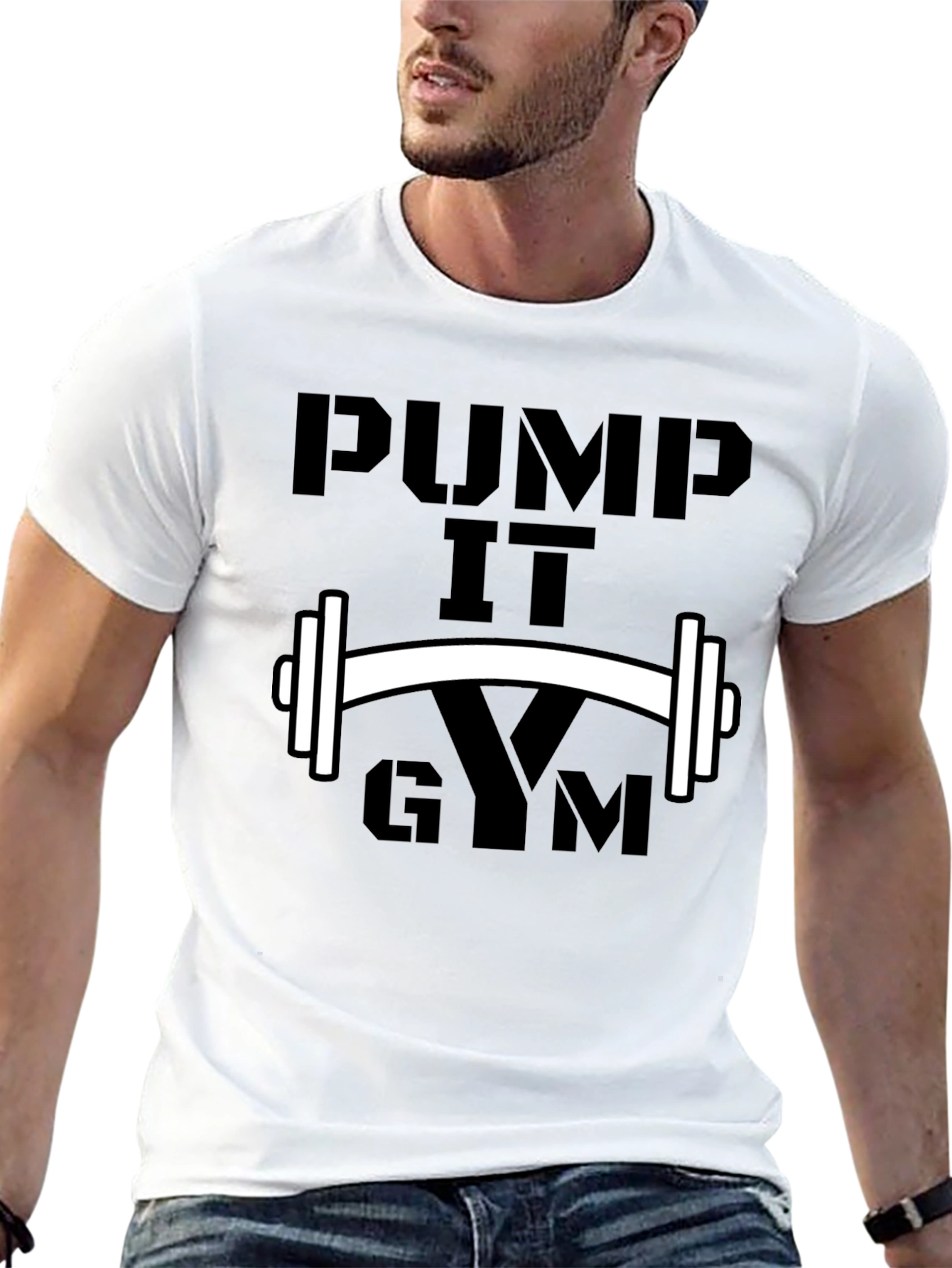 Pump It Gym Black T-Shirt