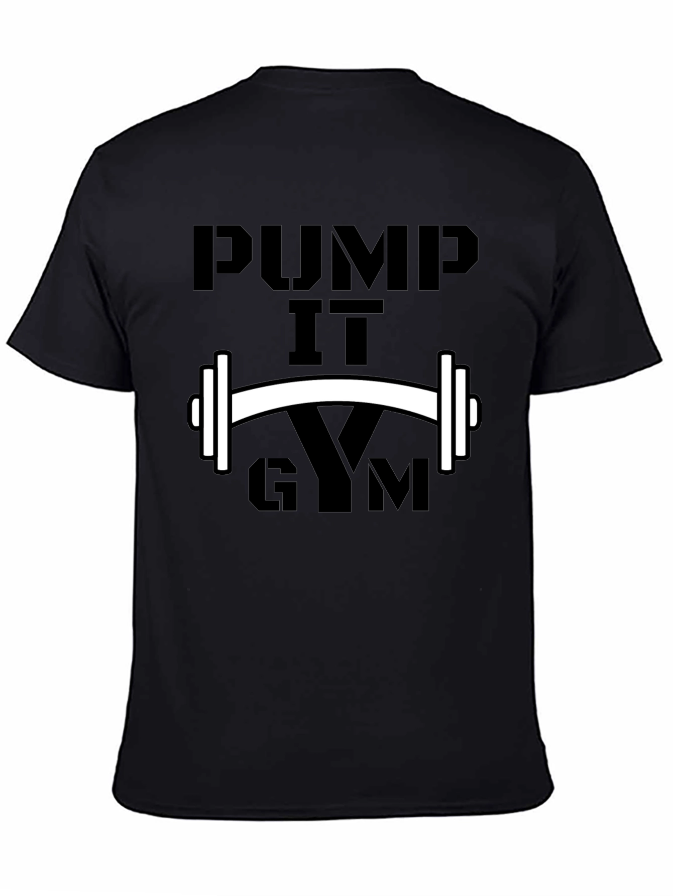Pump It Gym Black T-Shirt