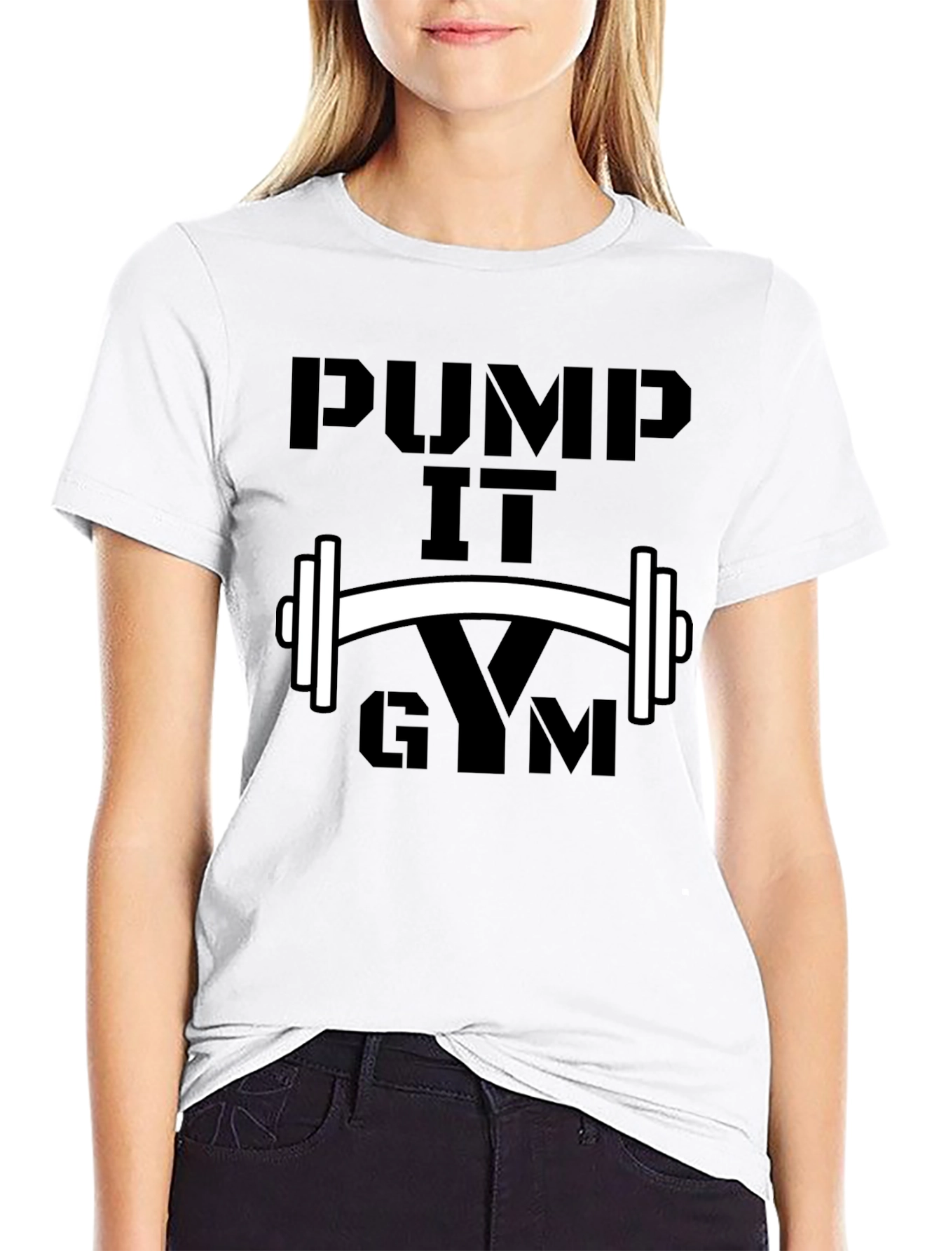 Pump It Gym Black T-Shirt
