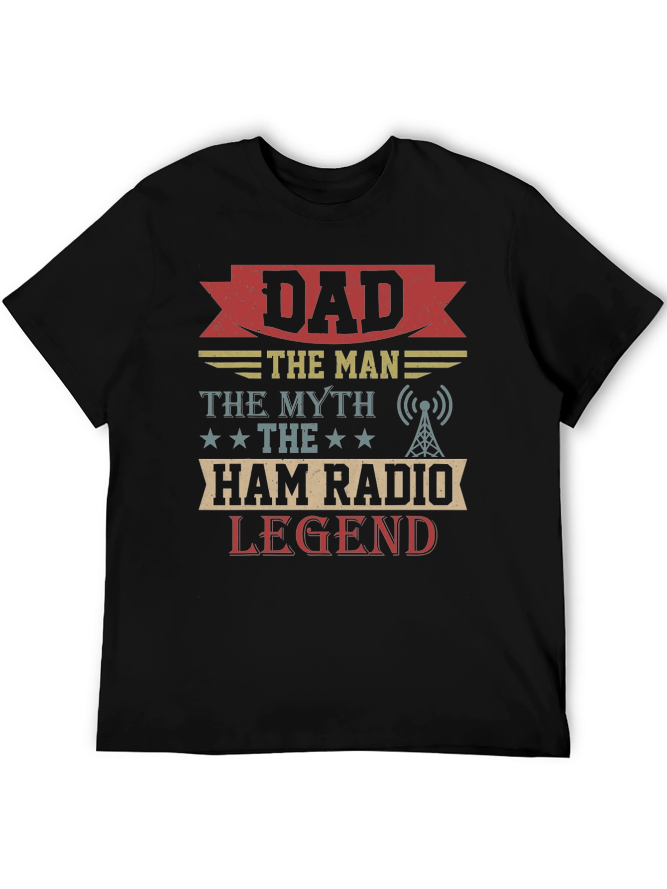 Dad Ham Radio Legend Graphic T-Shirt