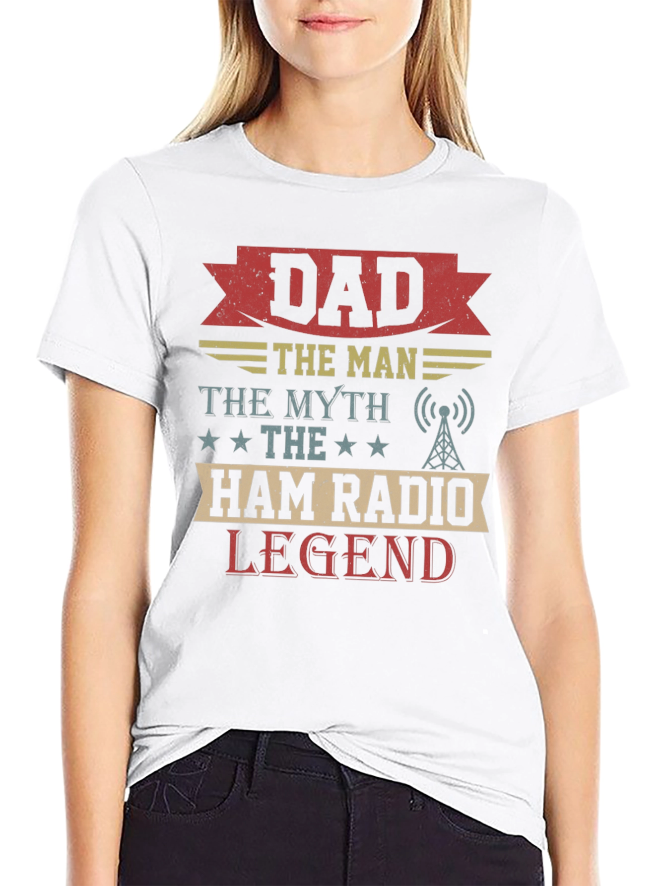 Dad Ham Radio Legend Graphic T-Shirt