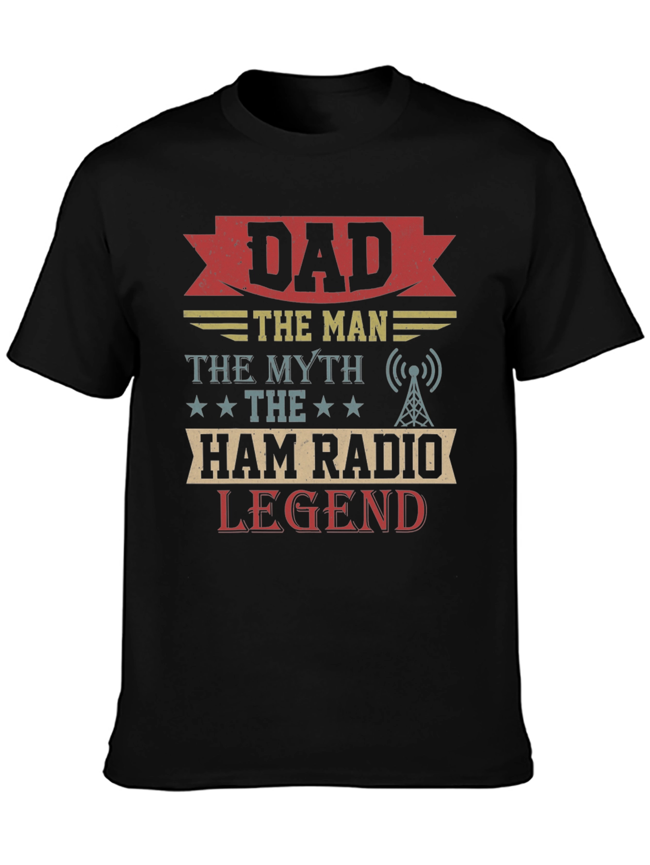 Dad Ham Radio Legend Graphic T-Shirt