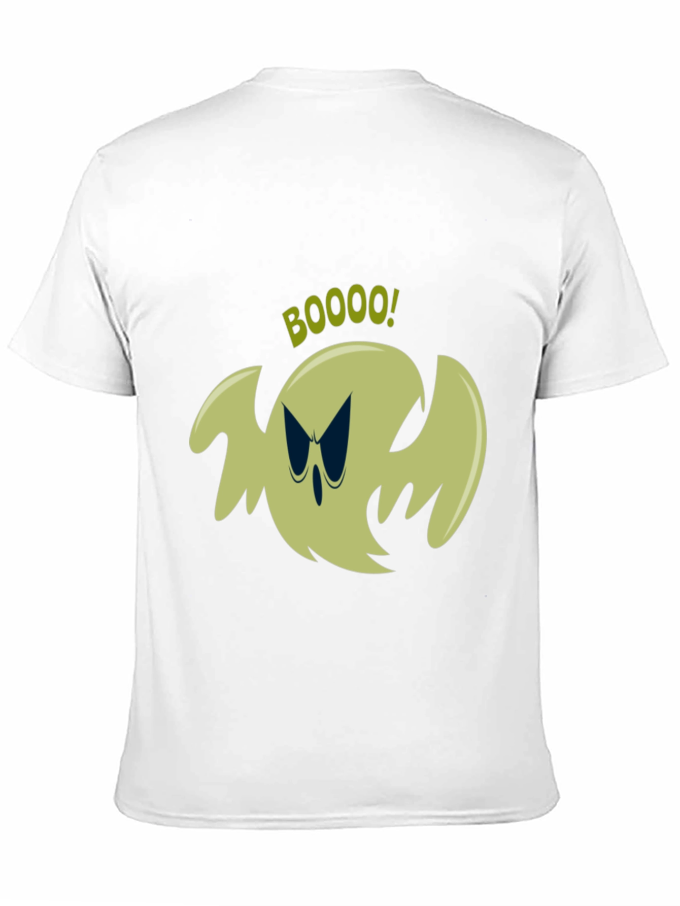 Spooky Ghost Graphic Tee - Halloween Shirt