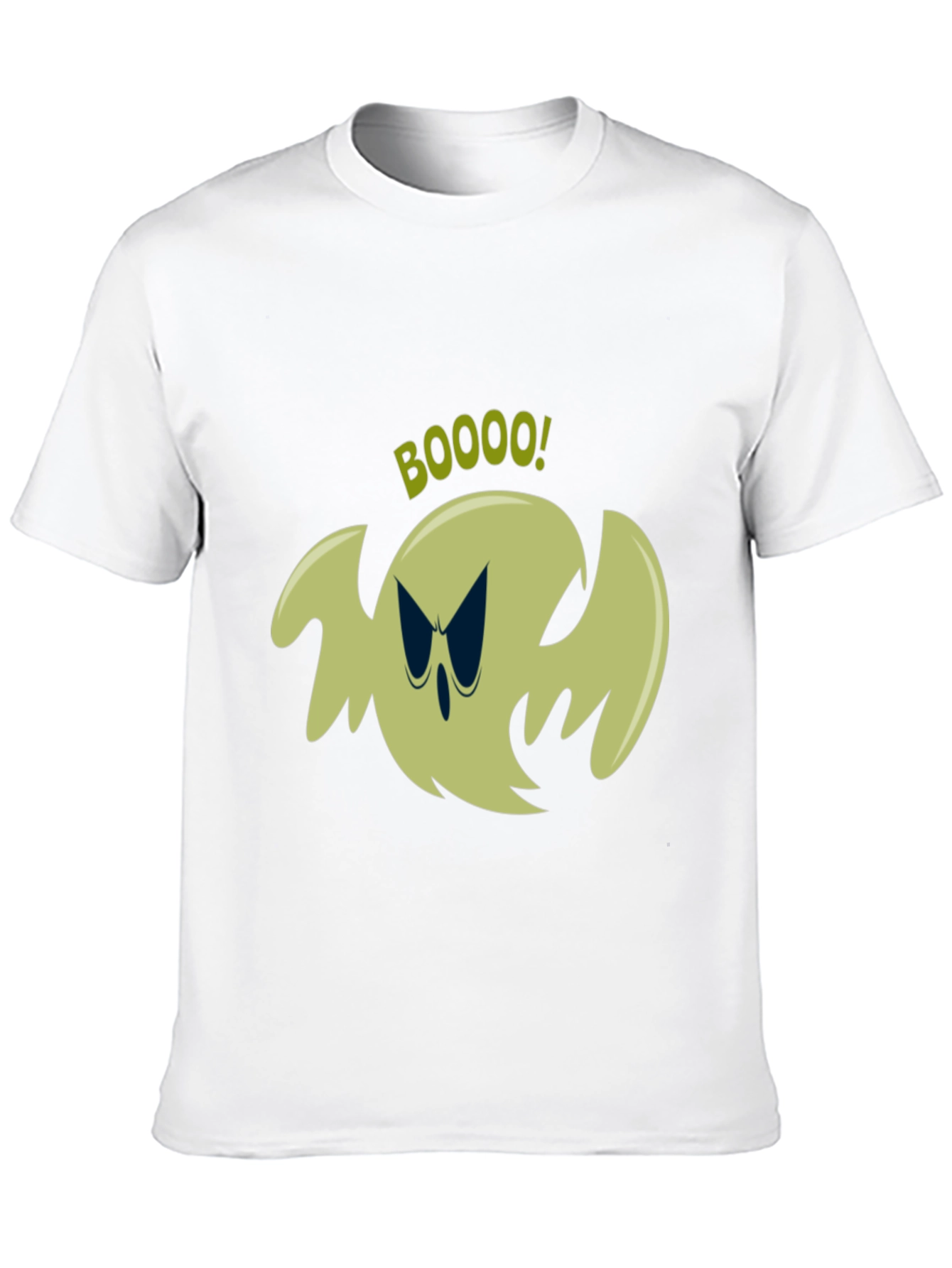 Spooky Ghost Graphic Tee - Halloween Shirt