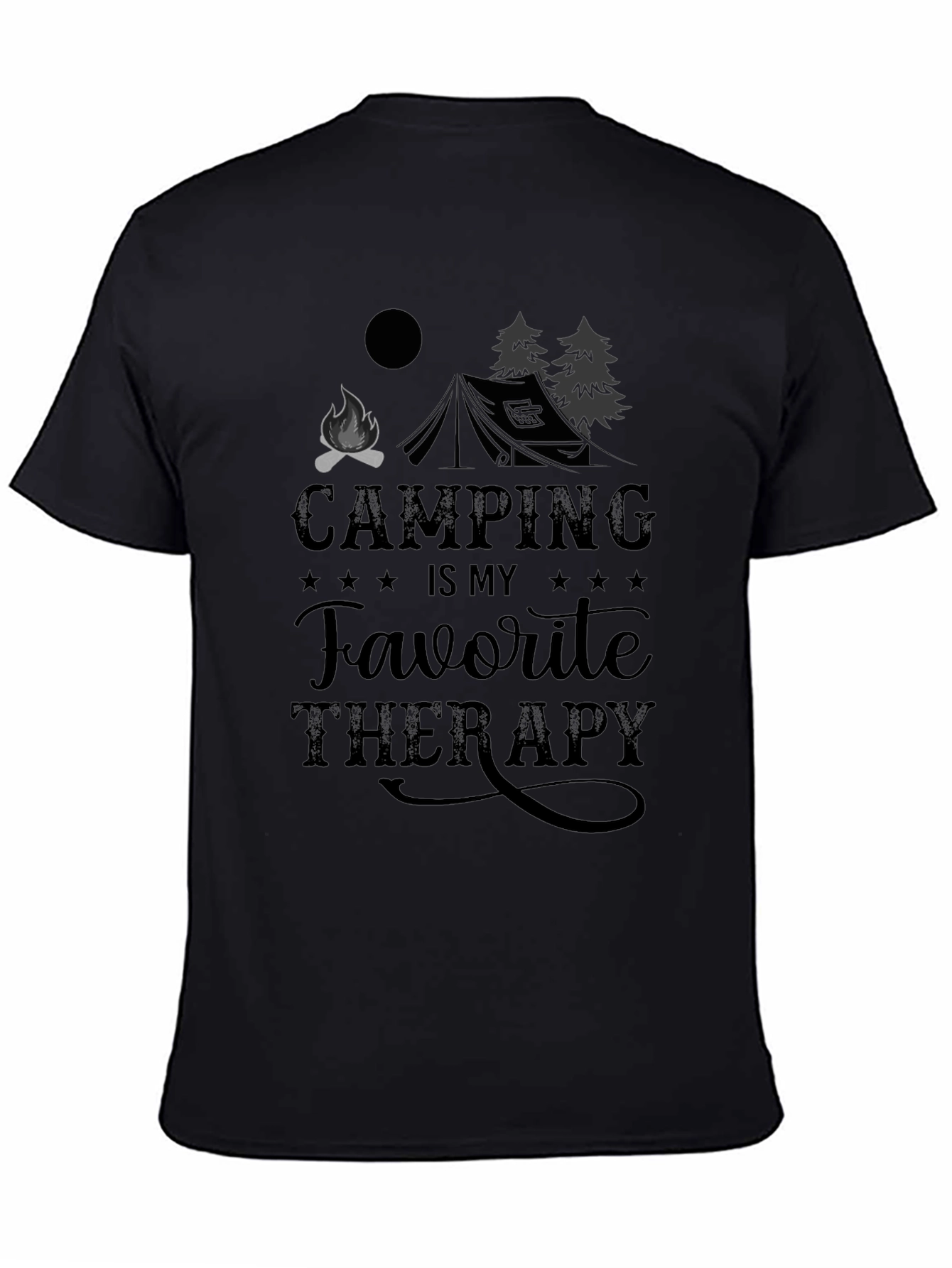 Camping is My Favorite Therapy T-Shirt