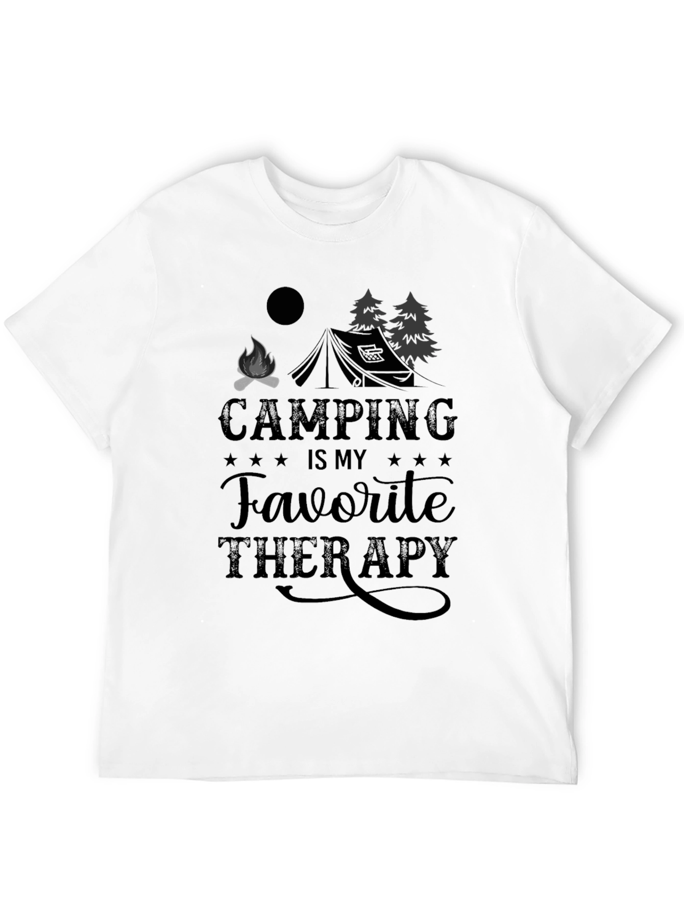 Camping is My Favorite Therapy T-Shirt
