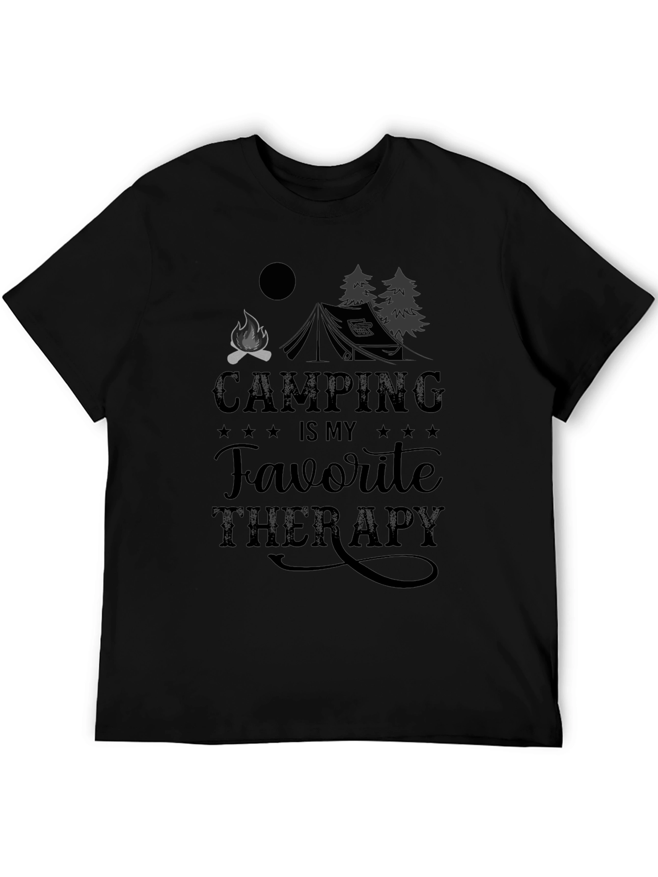 Camping is My Favorite Therapy T-Shirt