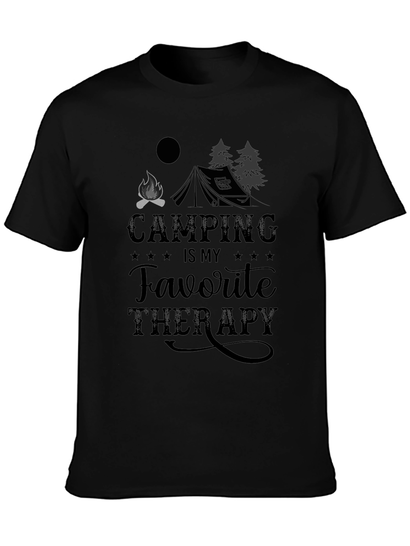 Camping is My Favorite Therapy T-Shirt