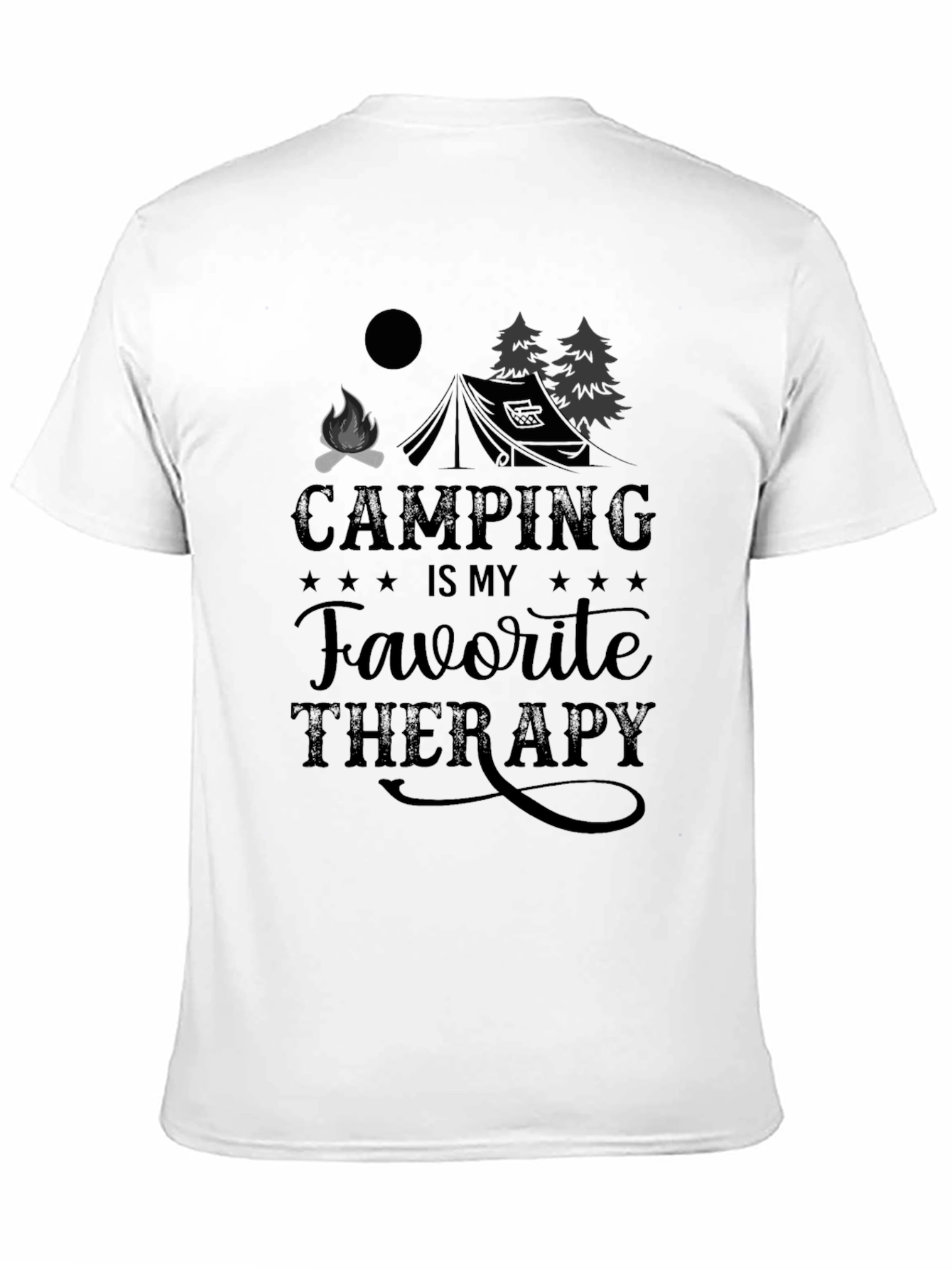 Camping is My Favorite Therapy T-Shirt