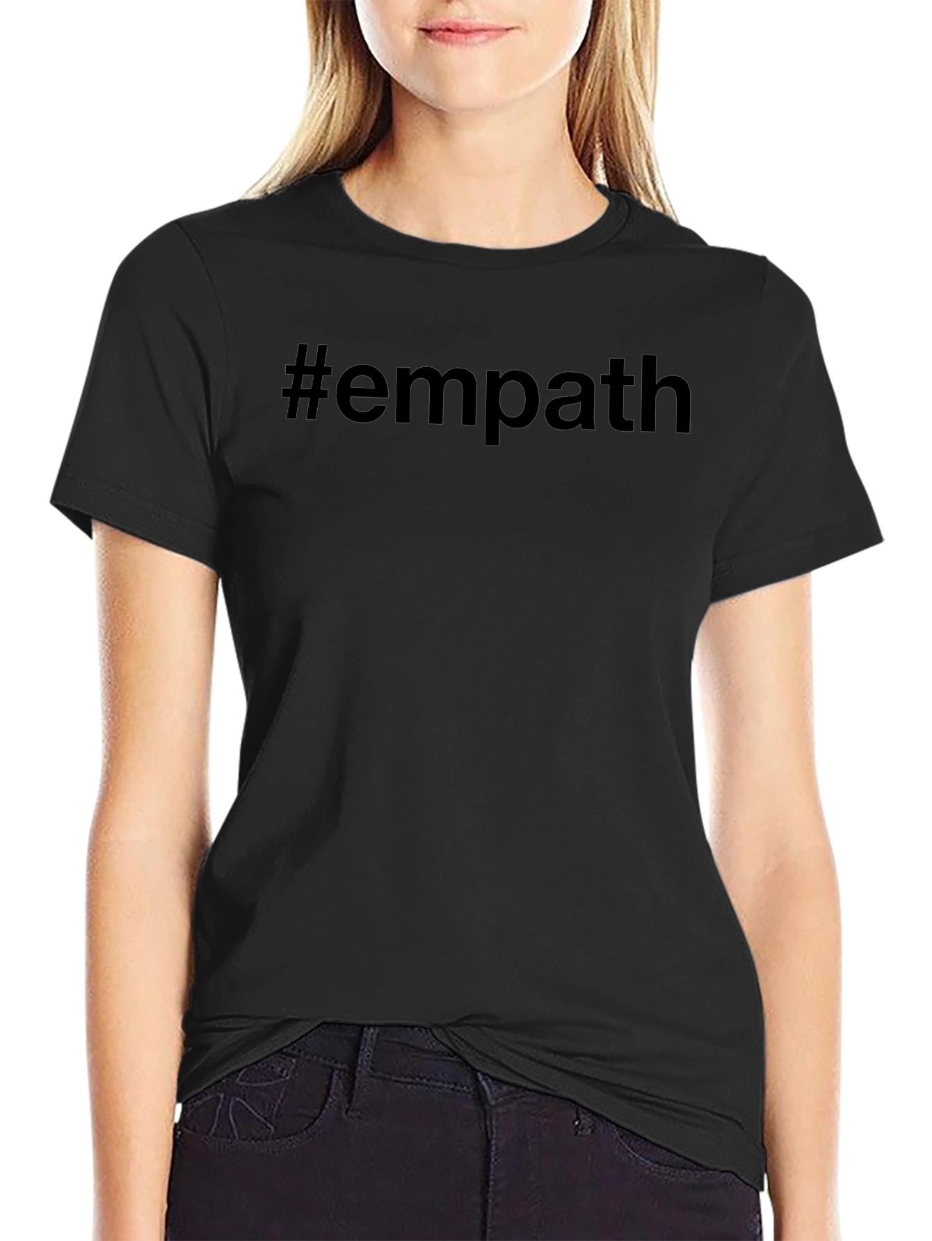 #Empath Graphic Tee - Black Crew Neck T-Shirt
