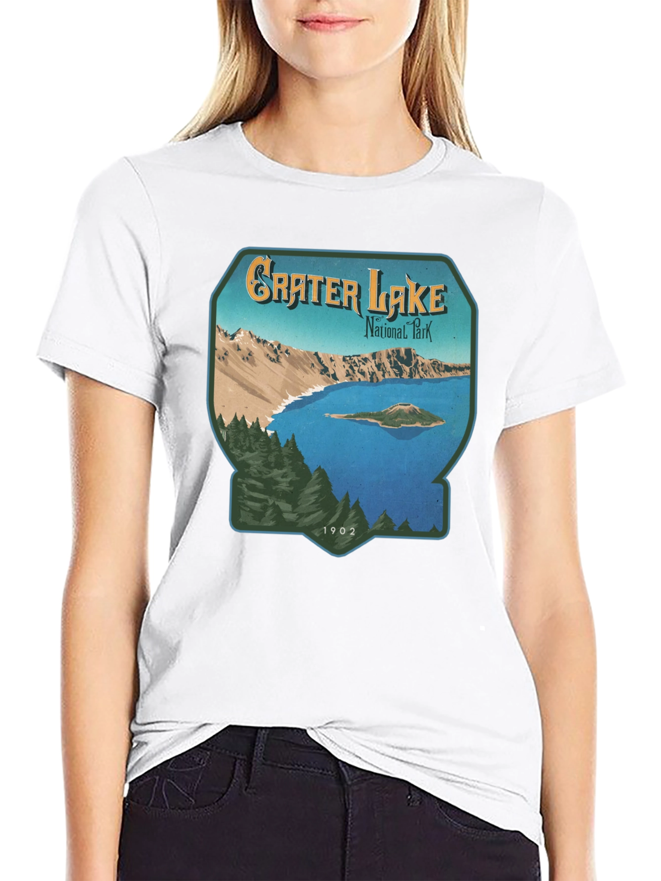 Crater Lake National Park Graphic T-Shirt