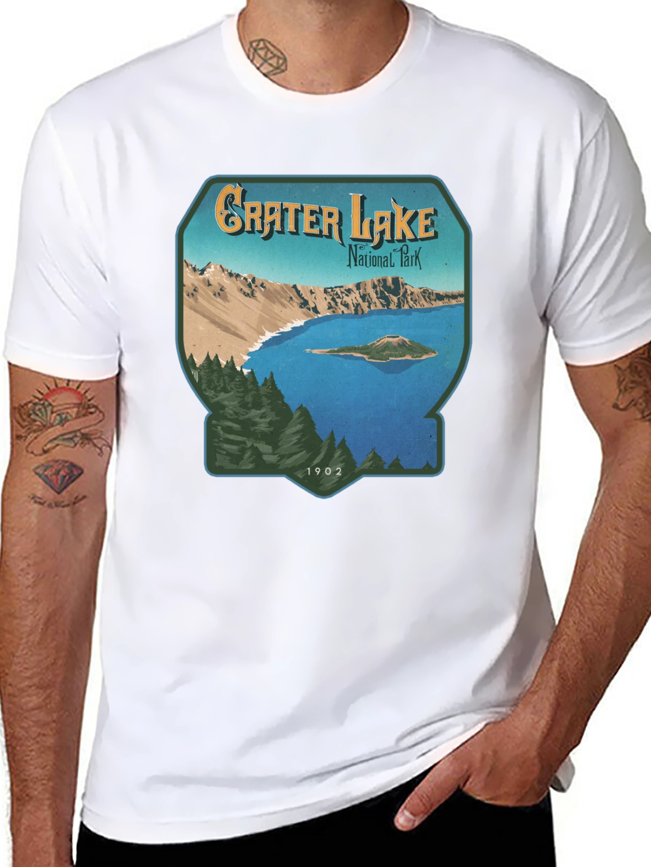 Crater Lake National Park Graphic T-Shirt