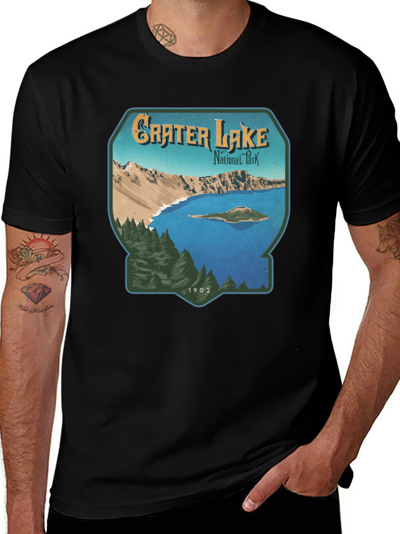 Crater Lake National Park Graphic T-Shirt