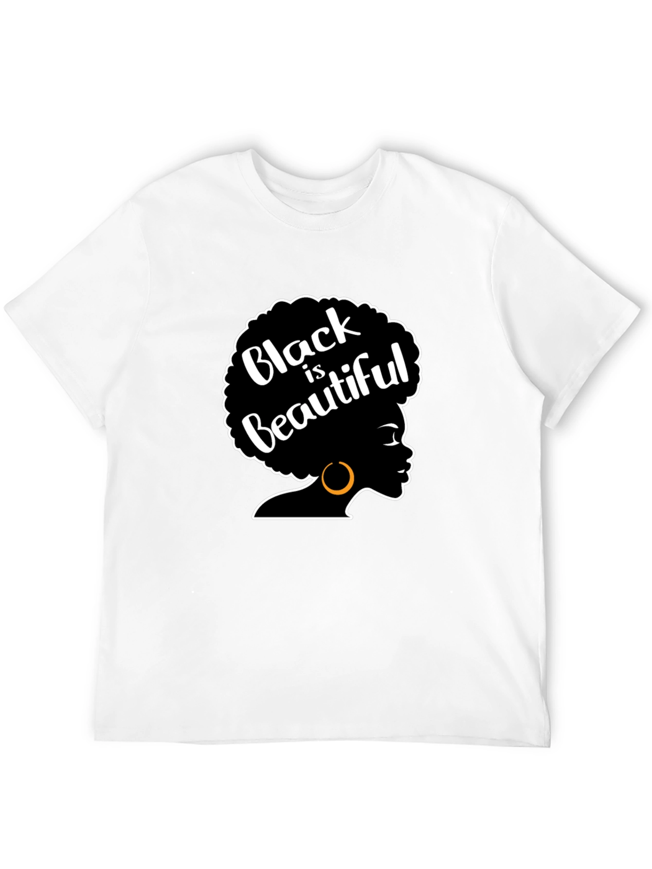 Black Is Beautiful Afro Graphic T-Shirt