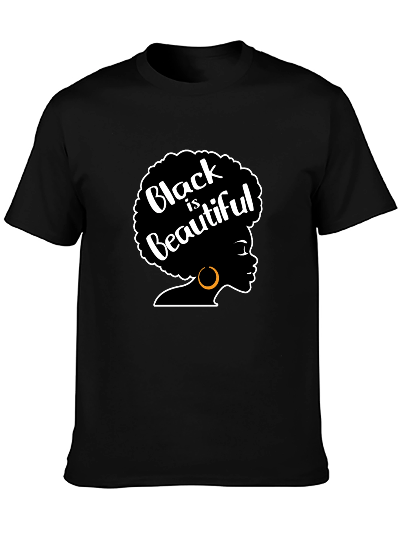 Black Is Beautiful Afro Graphic T-Shirt